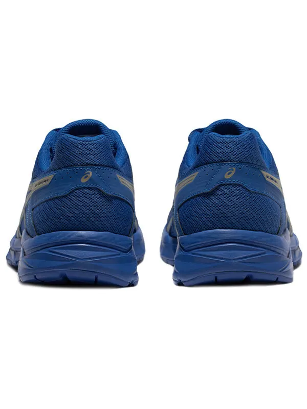 Кроссовки гель contend 4 Asics — изображение 4 из 4, синий/золотистый