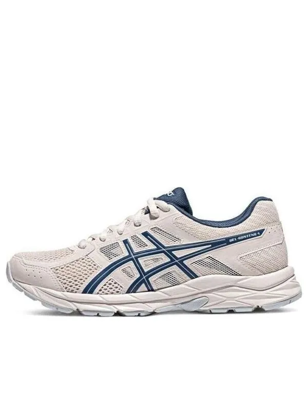 Кроссовки гель contend 4 Asics — изображение 1 из 4, бежевый/синий/серый