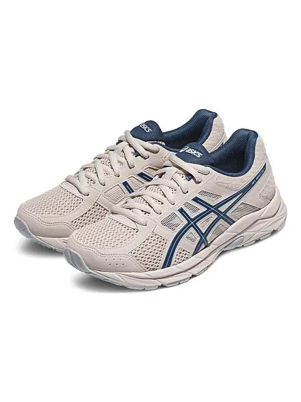 Кроссовки гель contend 4 Asics — изображение 2 из 4, бежевый/синий/серый