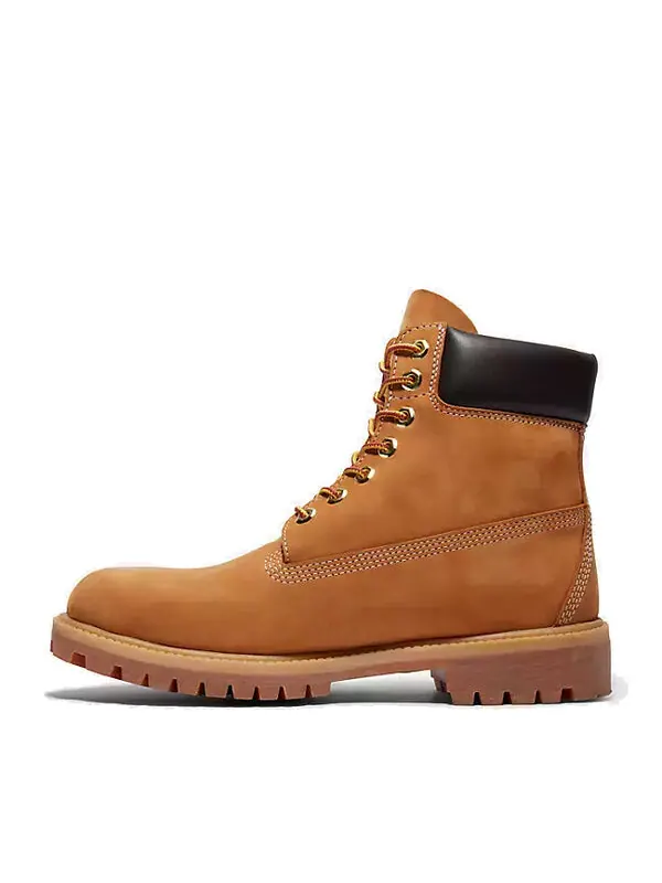 Кроссовки premium 6-inch waterproof boot 'wheat nubuck' Timberland — изображение 1 из 4, желтый/черный