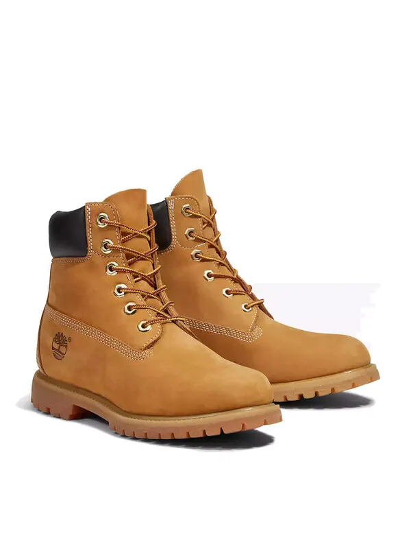 Кроссовки premium 6-inch waterproof boot 'wheat nubuck' Timberland — изображение 2 из 4, желтый/черный