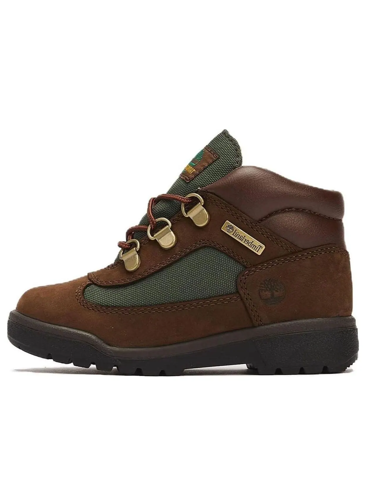 (TD) Ботинки Timberland Field Boot Mid 'Dark Brown' — изображение 1 из 6, коричневый