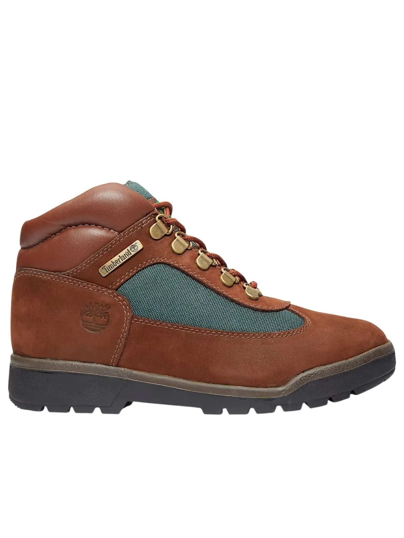 (GS) Ботинки Timberland Field Boot Mid 'Dark Brown' — изображение 2 из 6, коричневый