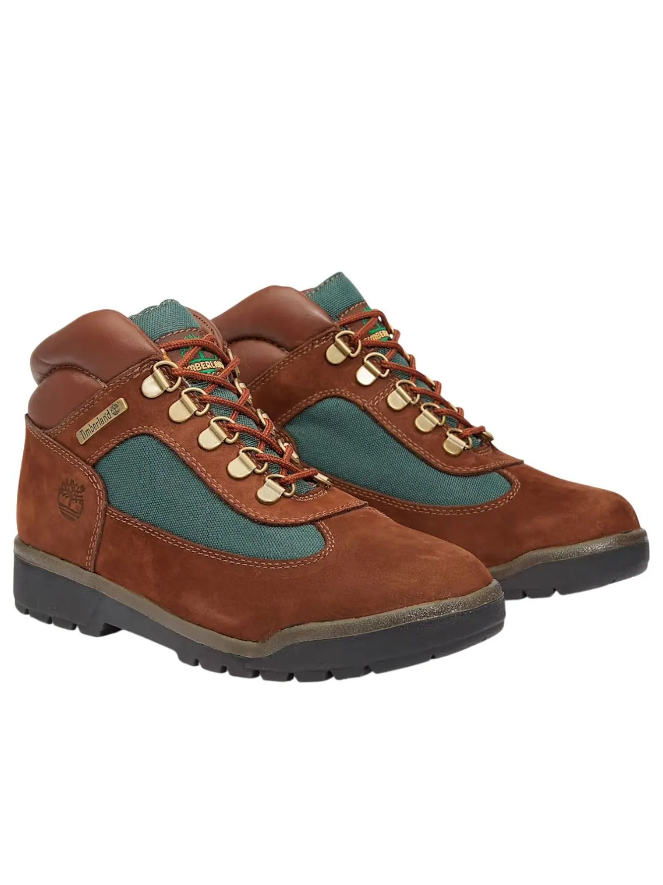 (GS) Ботинки Timberland Field Boot Mid 'Dark Brown' — изображение 4 из 6, коричневый