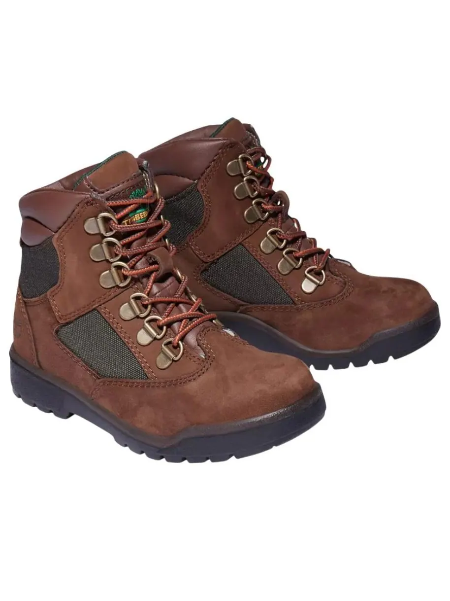 (PS) Ботинки Timberland 6 Inch Field Boot 'Medium Brown Olive' — изображение 3 из 5