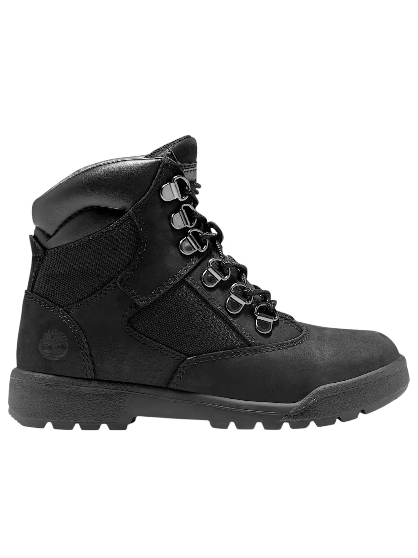 Кроссовки (GS) Timberland Field Boot Lace Up 'Black' — изображение 2 из 5, черный