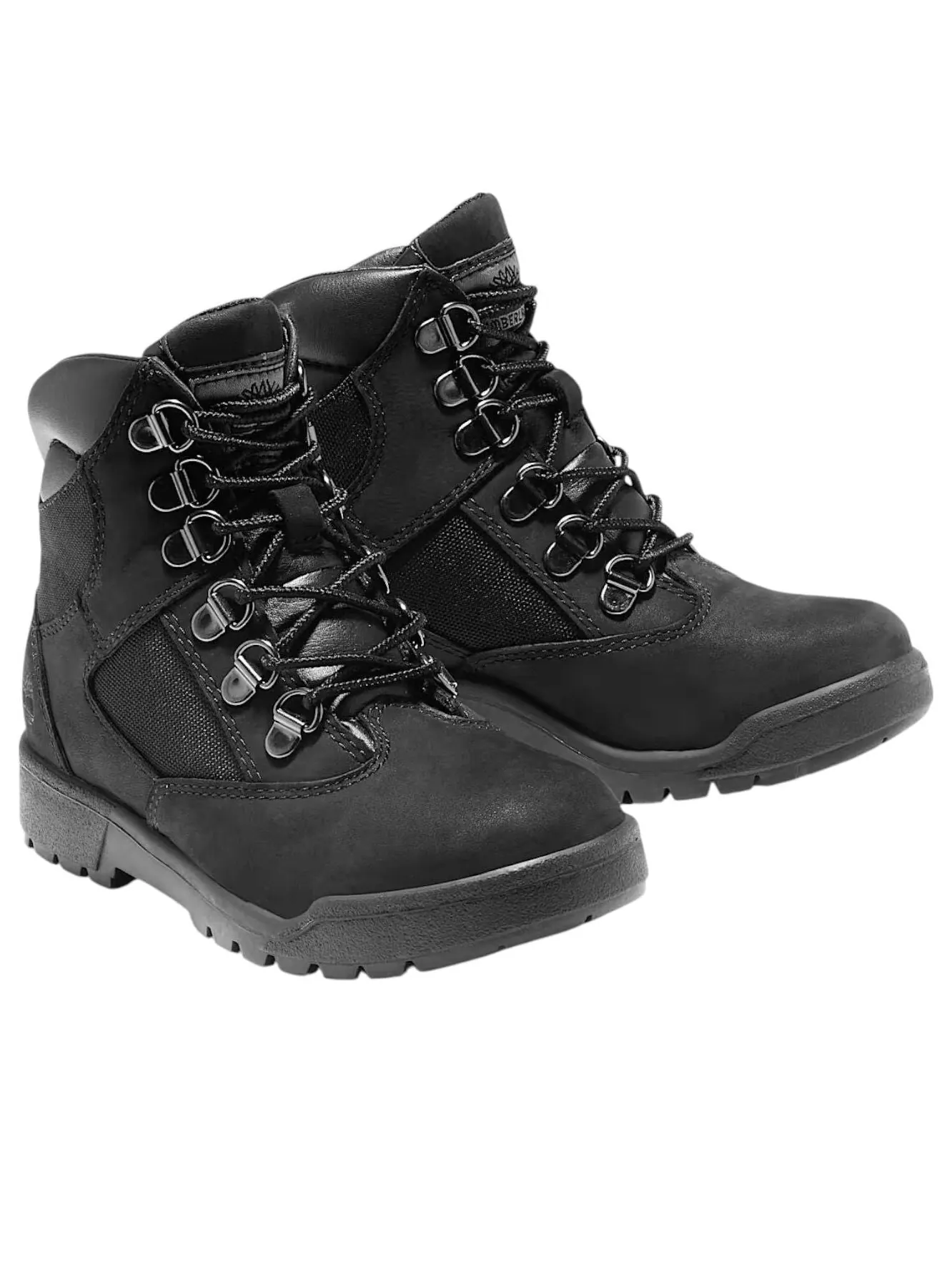 Кроссовки (GS) Timberland Field Boot Lace Up 'Black' — изображение 3 из 5, черный