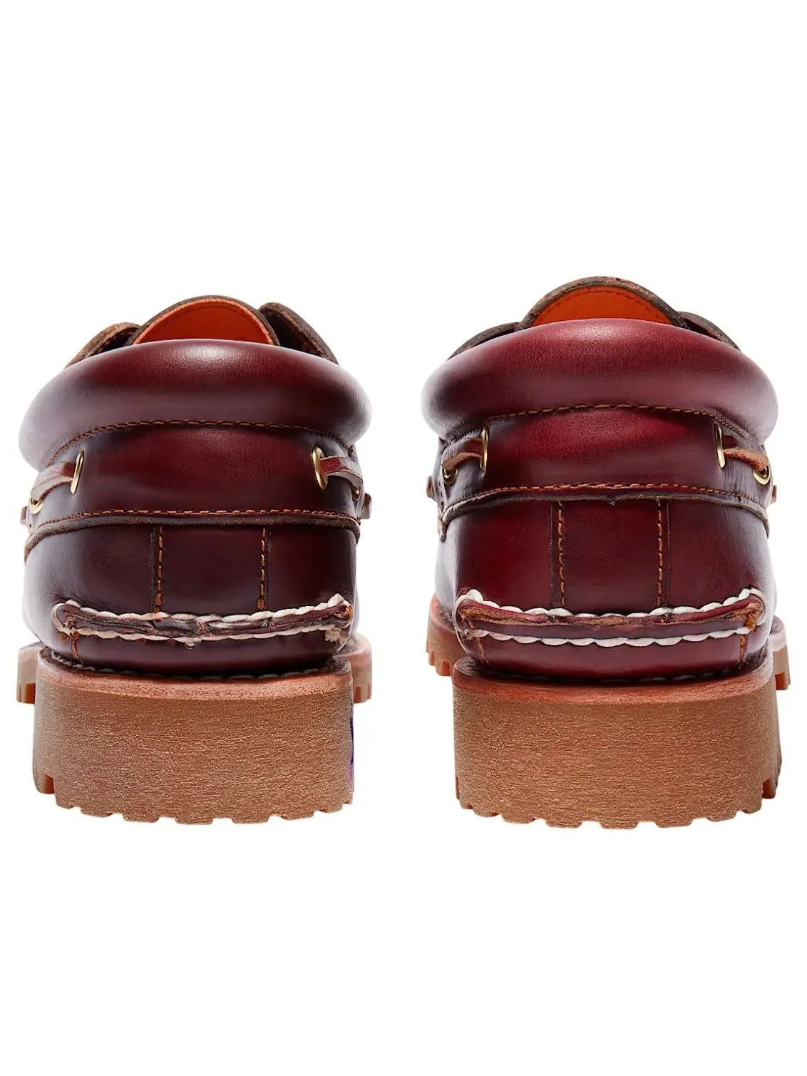Кроссовки Timberland Authentic 3-Eye Boat 'Burgundy' — изображение 5 из 6, бордовый