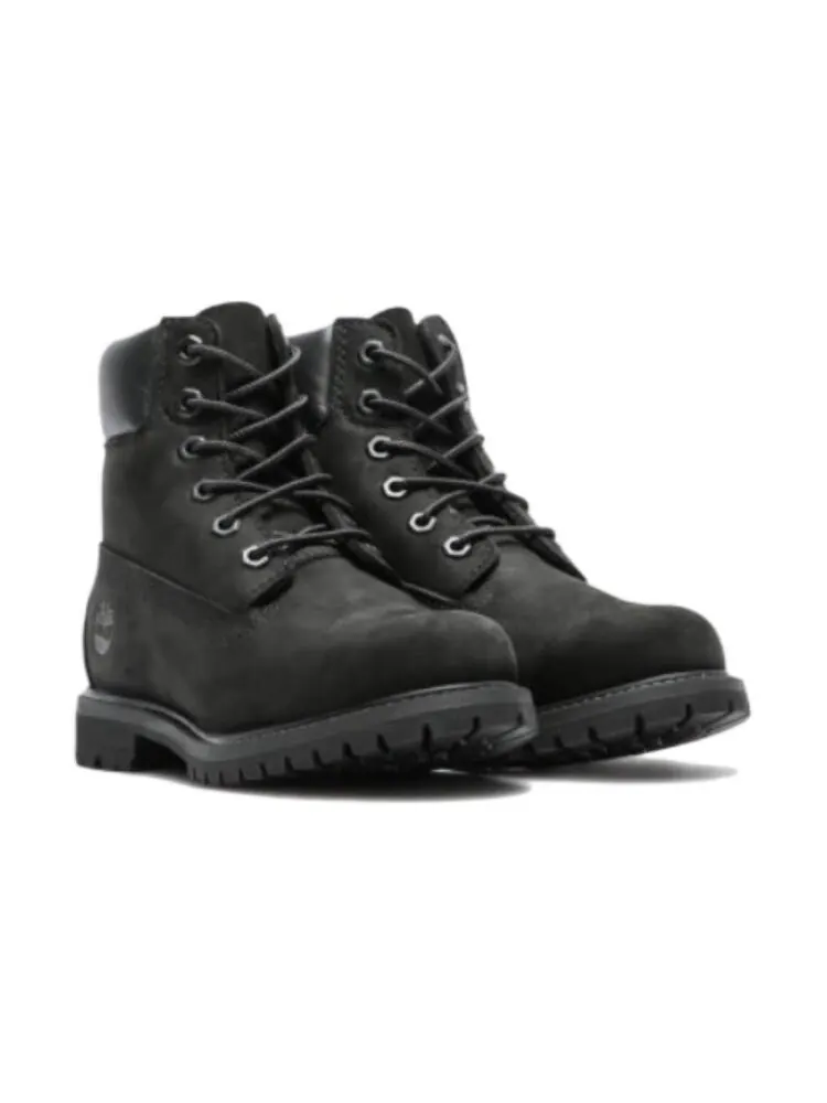 Ботинки женские Timberland Premium 6-Inch Waterproof, водонепроницаемые — изображение 3 из 5, черный/серый