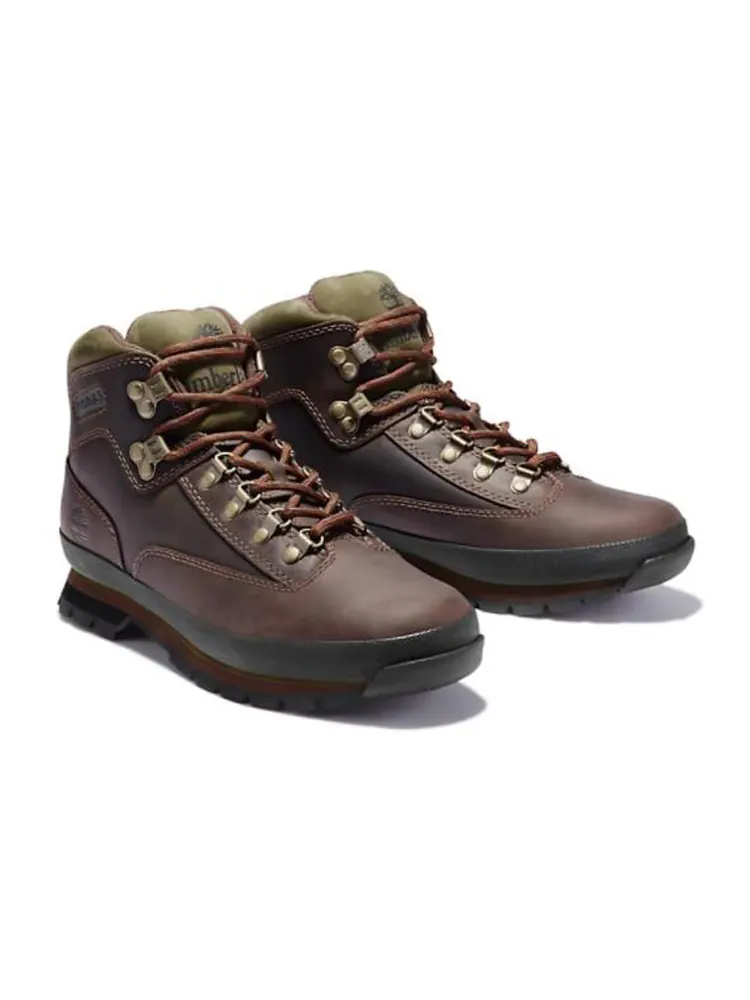 Ботинки мужские Timberland Euro Hiker Leather , кожаные — изображение 2 из 3, коричневый