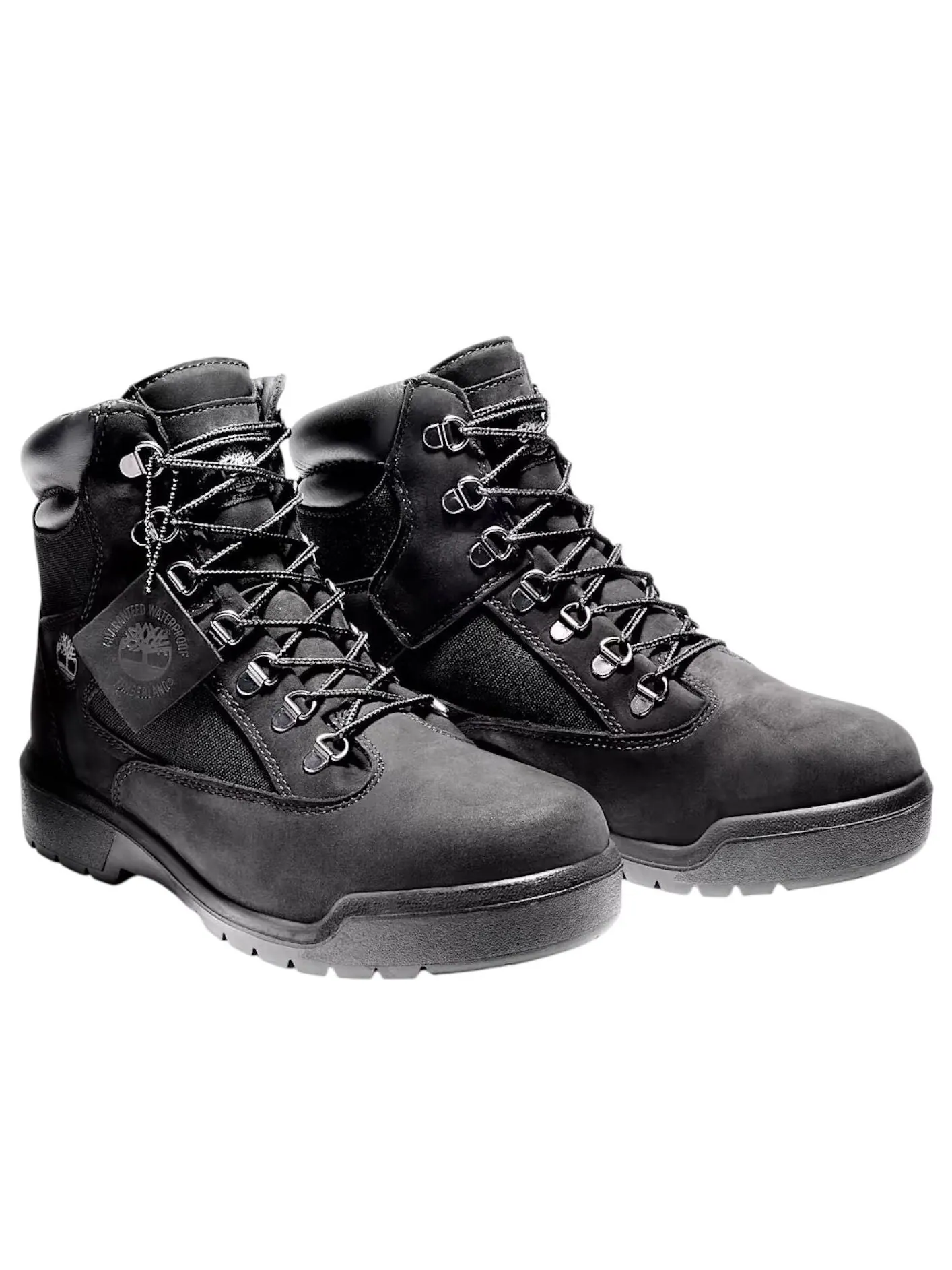 Ботинки Timberland Field Boot водонепроницаемые на шнуровке черные — изображение 2 из 5, черный
