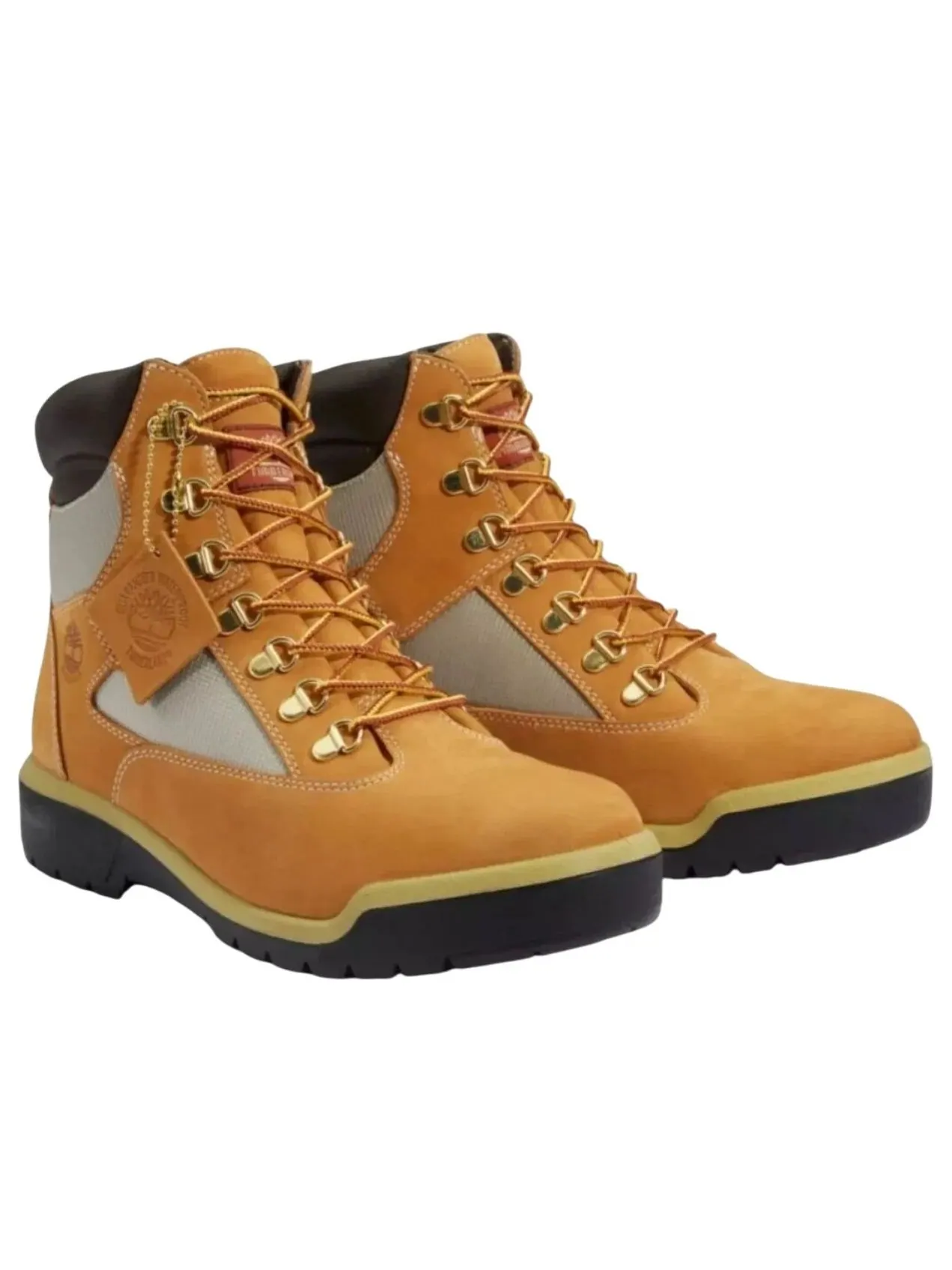 Ботинки Timberland Field Boot 6 Inch Waterproof 'Wheat' — изображение 3 из 6, коричневый