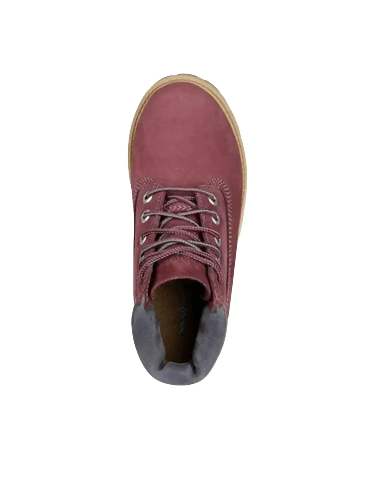 (GS) Ботинки Timberland 6 Inch Premium Relief 'Bordeaux' — изображение 2 из 3, черный