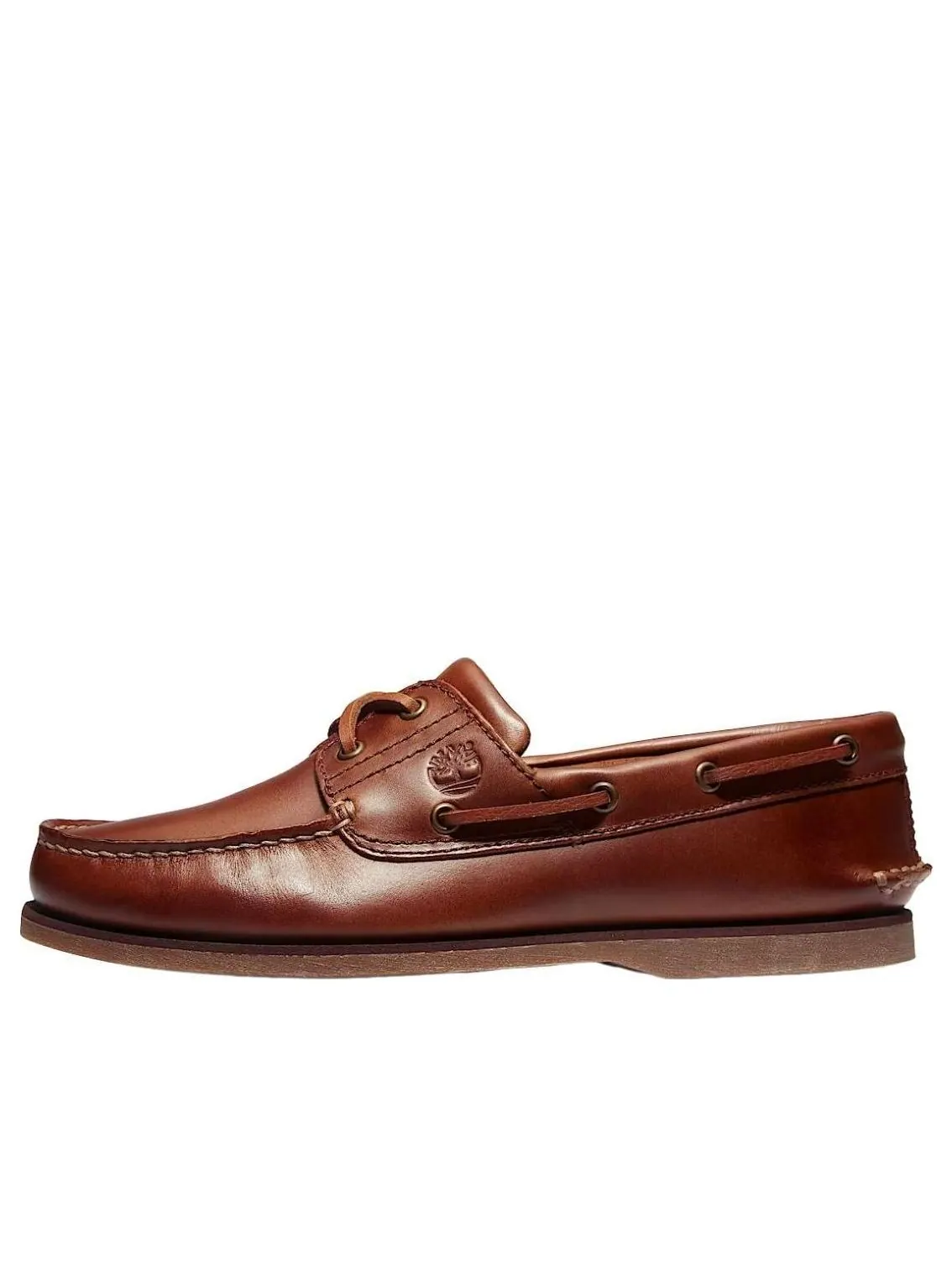 Ботинки Timberland Classic 2-Eye Boat, кожаные — изображение 1 из 5, коричневый