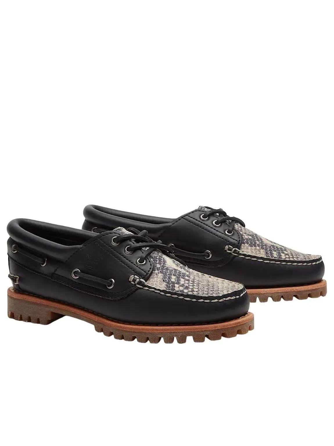 Оригинальные лодочные туфли Timberland 'Snake Black' TB0A2GNVAFT — изображение 4 из 8, черный