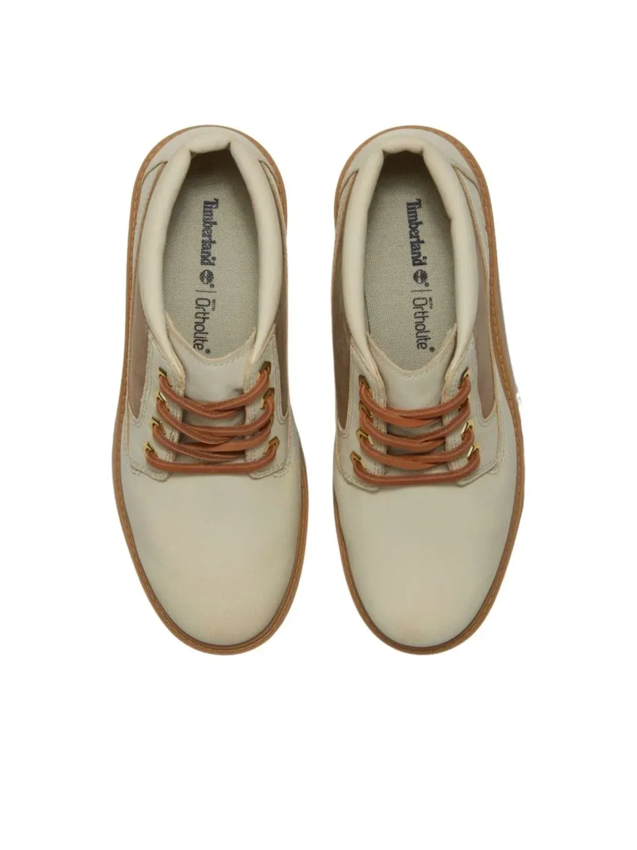 Женские ботильоны на шнуровке Timberland Stone Street Mix Tape — изображение 2 из 5, бежевый