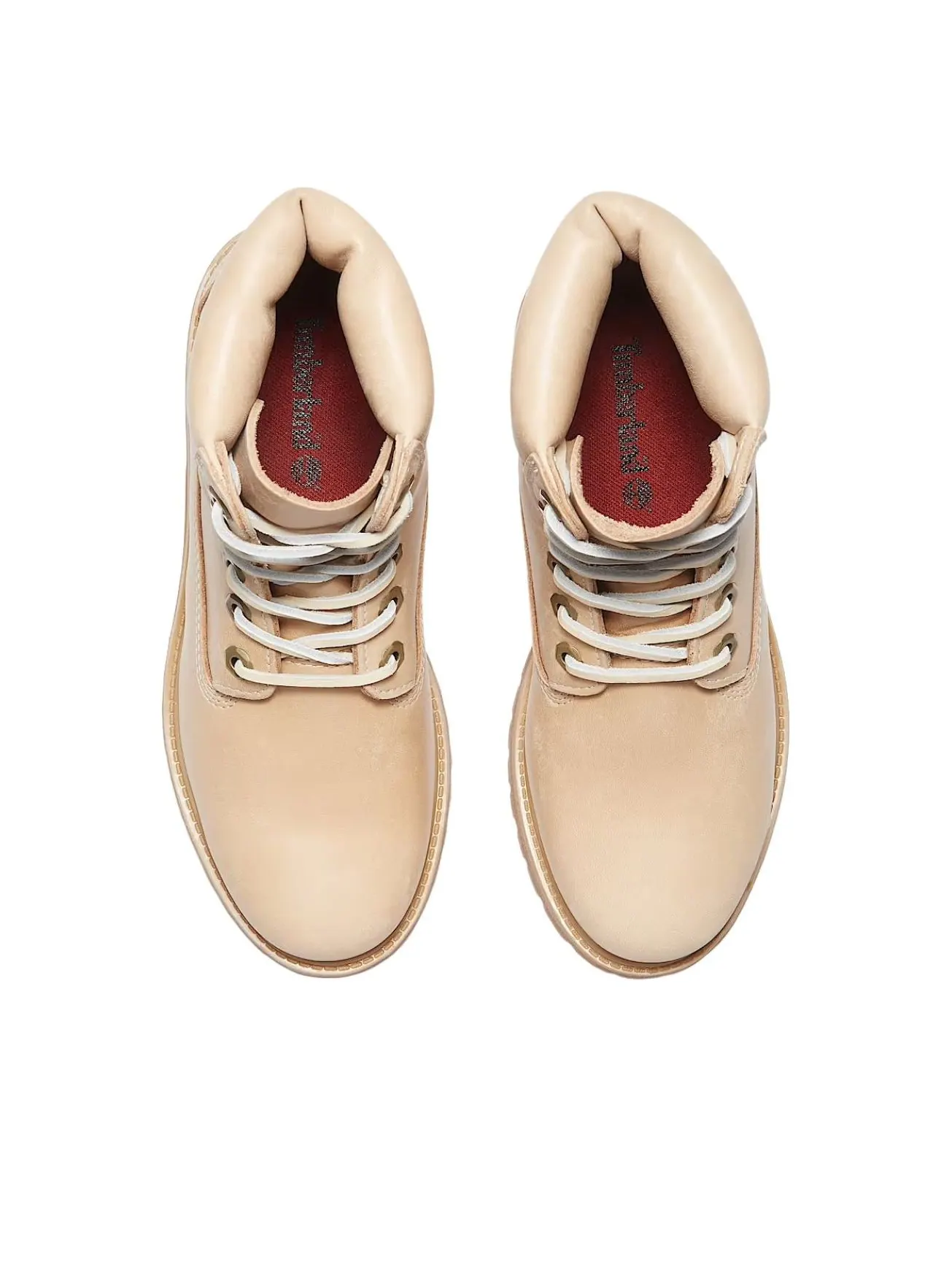 Ботинки женские Timberland Premium 6 Inch Boot — изображение 3 из 5, бежевый