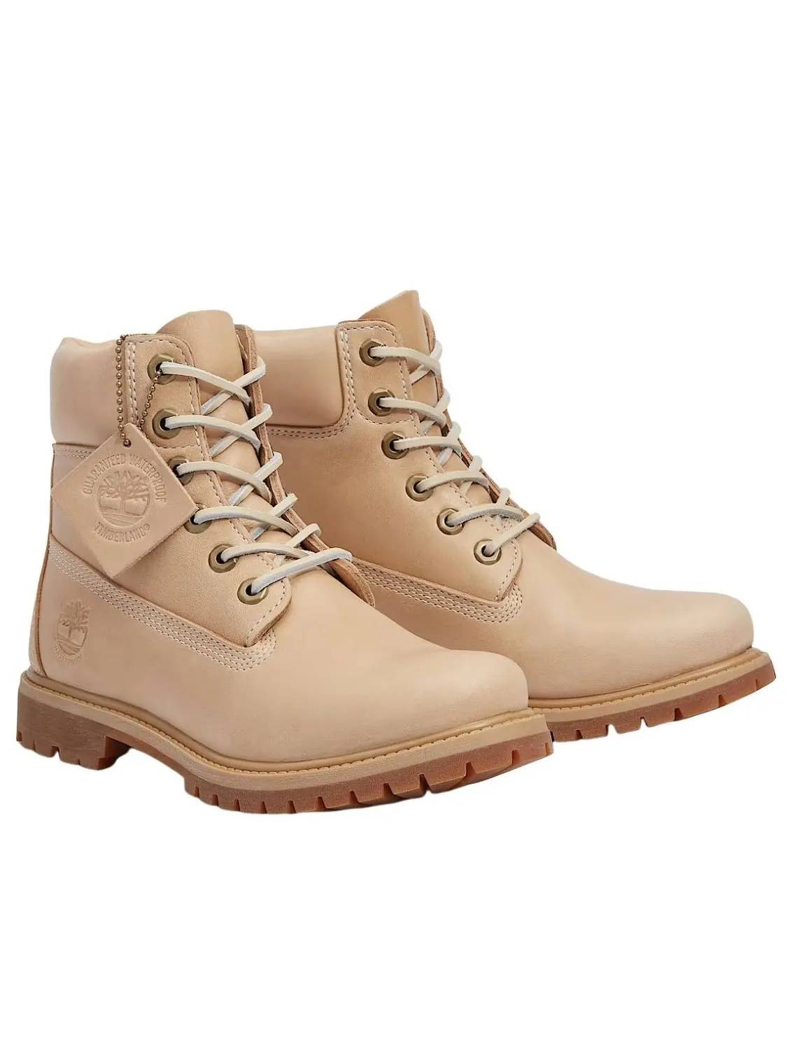 Ботинки женские Timberland Premium 6 Inch Boot — изображение 4 из 5, бежевый
