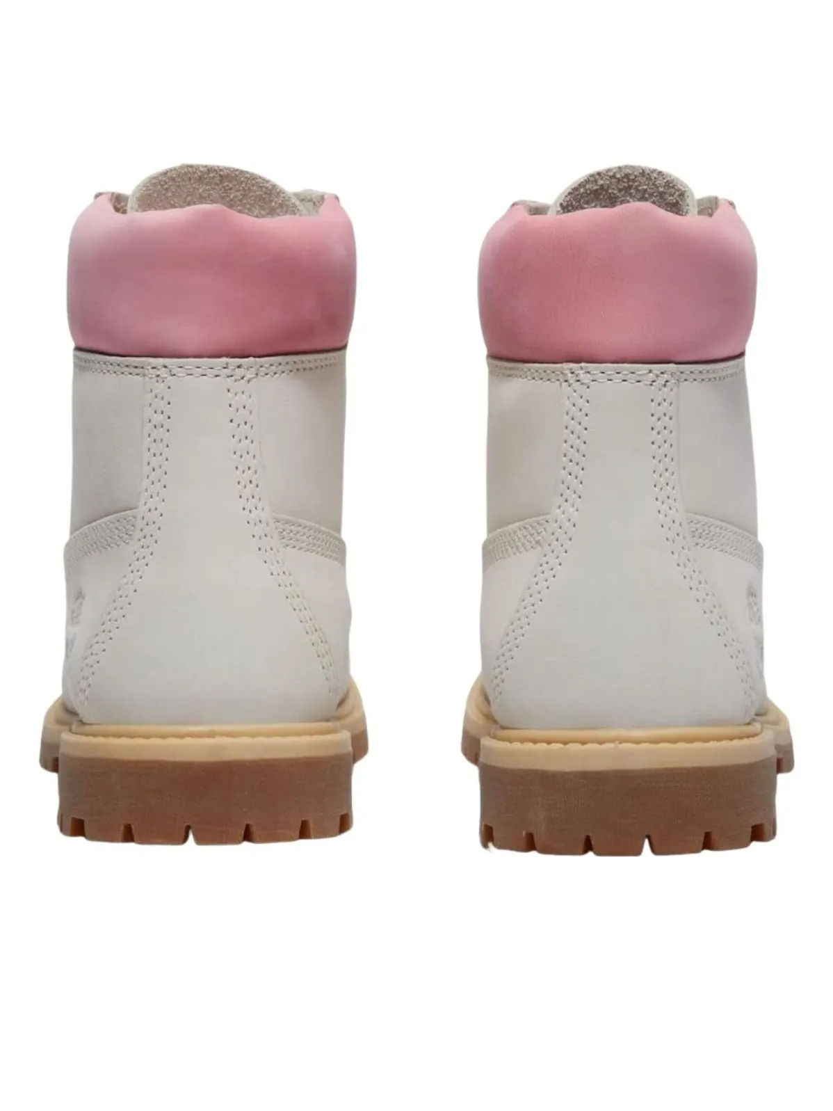 (WMNS) Водонепроницаемые ботинки Timberland Premium 6 дюймов — изображение 4 из 5, светлый серый/розовый