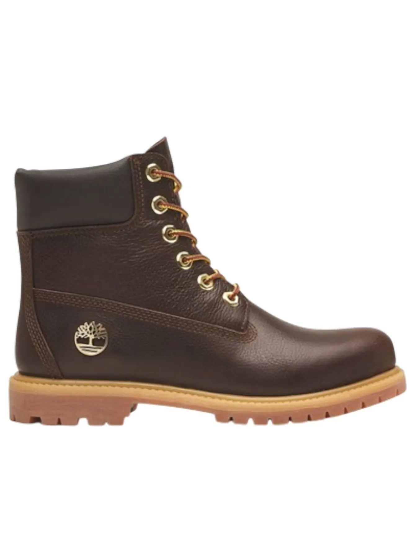 Ботинки женские Timberland 6 Inch Premium водонепроницаемые — изображение 2 из 6, темный коричневый