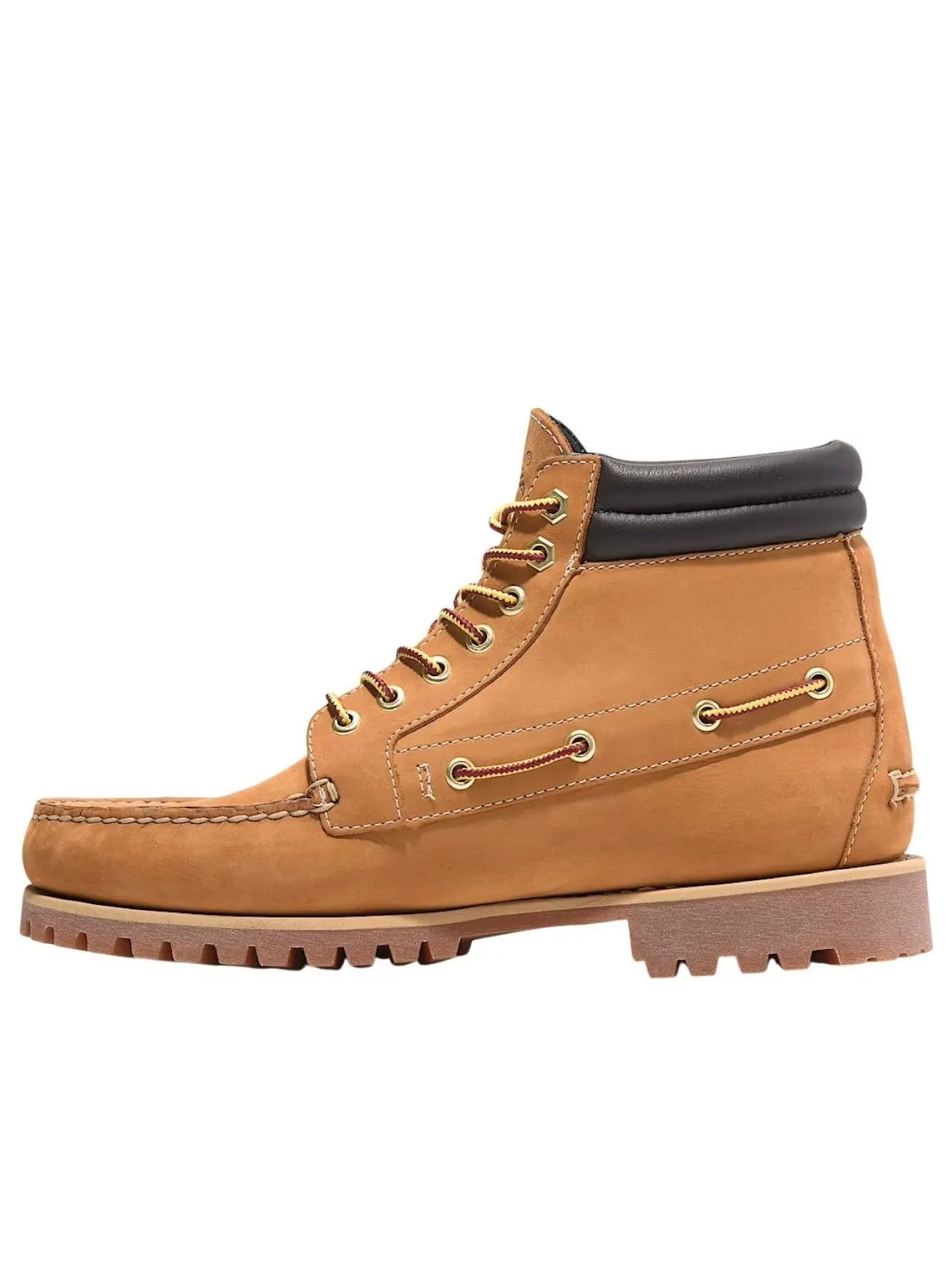 Ботинки Timberland Authentic Mid Boot 'Wheat Nubuck', кожаные — изображение 1 из 6, коричневый