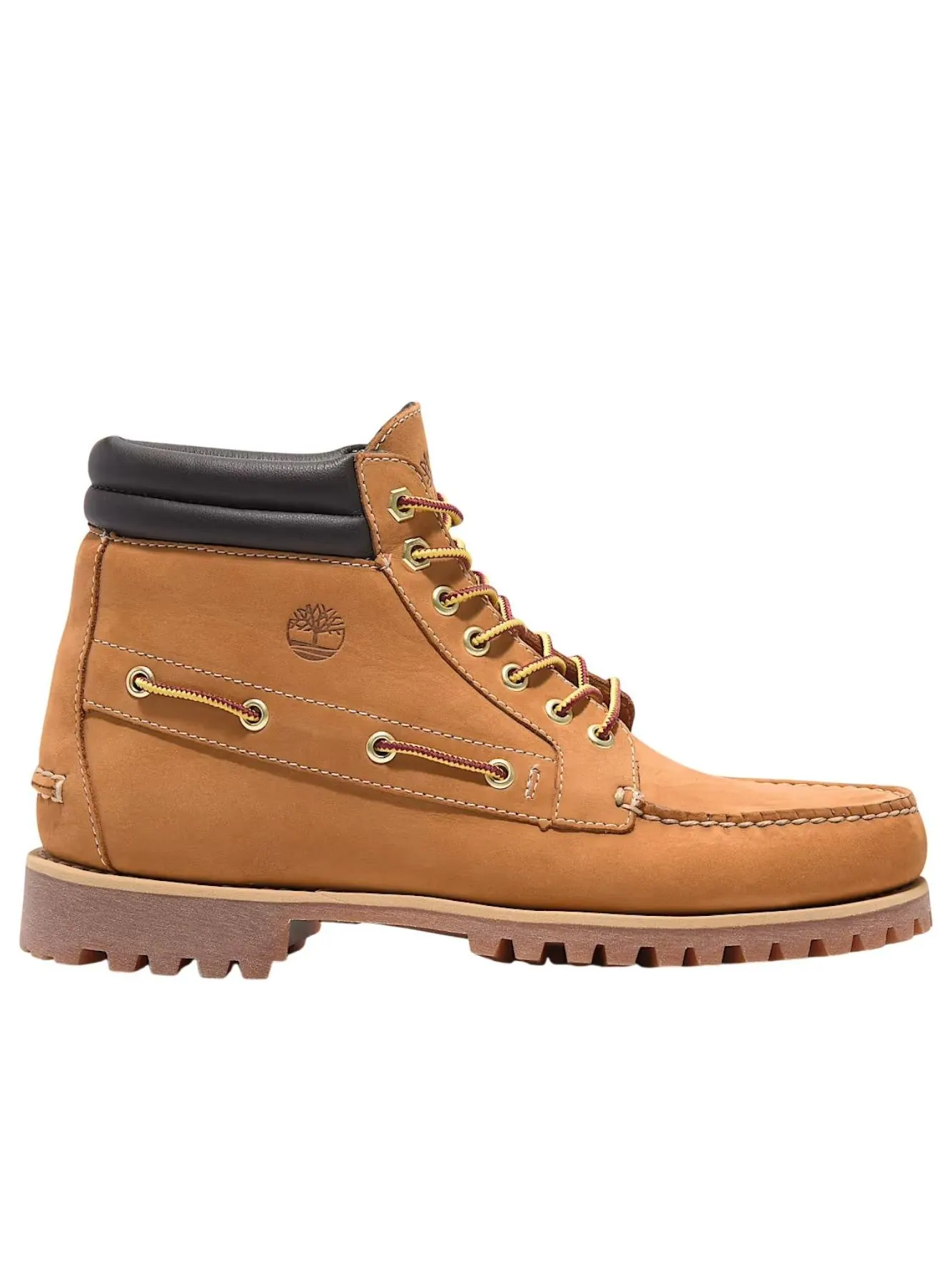 Ботинки Timberland Authentic Mid Boot 'Wheat Nubuck', кожаные — изображение 2 из 6, коричневый