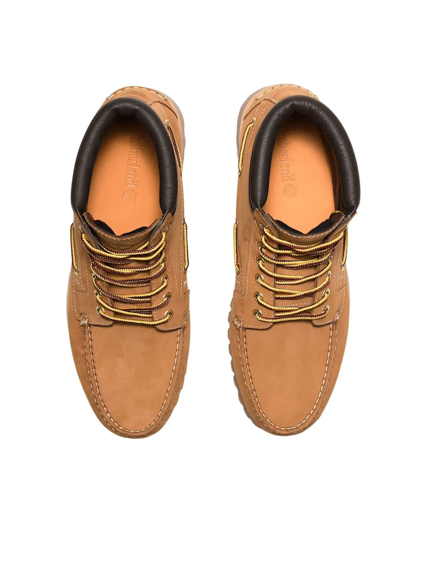 Ботинки Timberland Authentic Mid Boot 'Wheat Nubuck', кожаные — изображение 3 из 6, коричневый