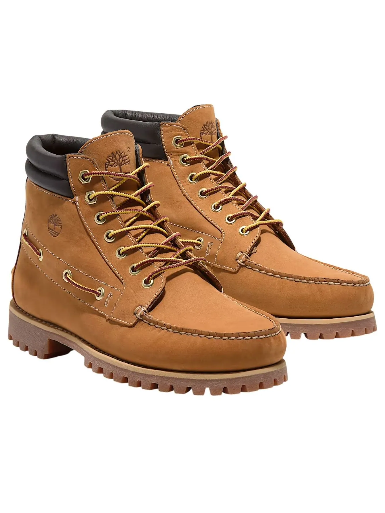 Ботинки Timberland Authentic Mid Boot 'Wheat Nubuck', кожаные — изображение 5 из 6, коричневый