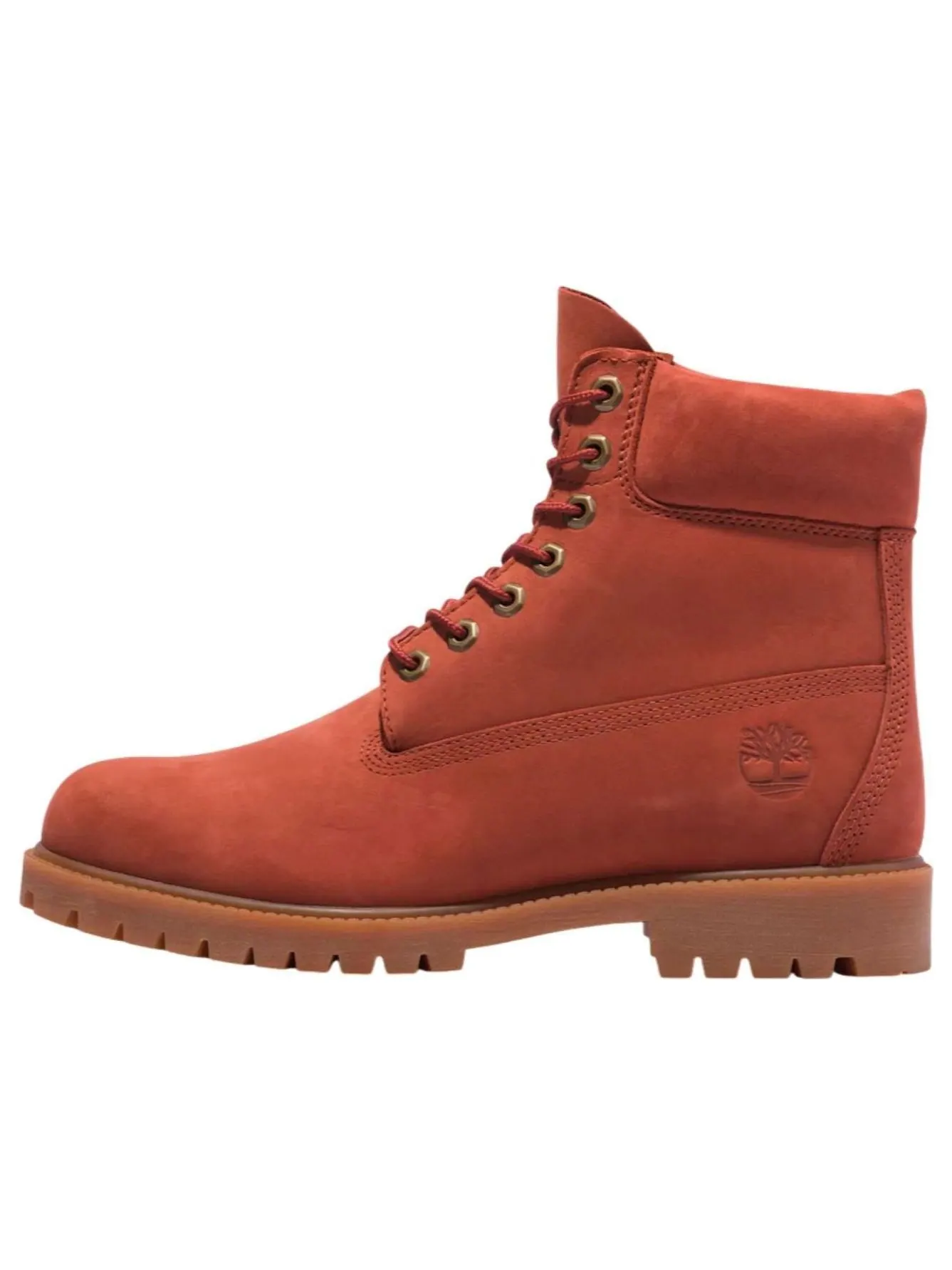 Ботинки Timberland 6 Inch Heritage Boot, темно-красный, кожа — изображение 1 из 4, медь