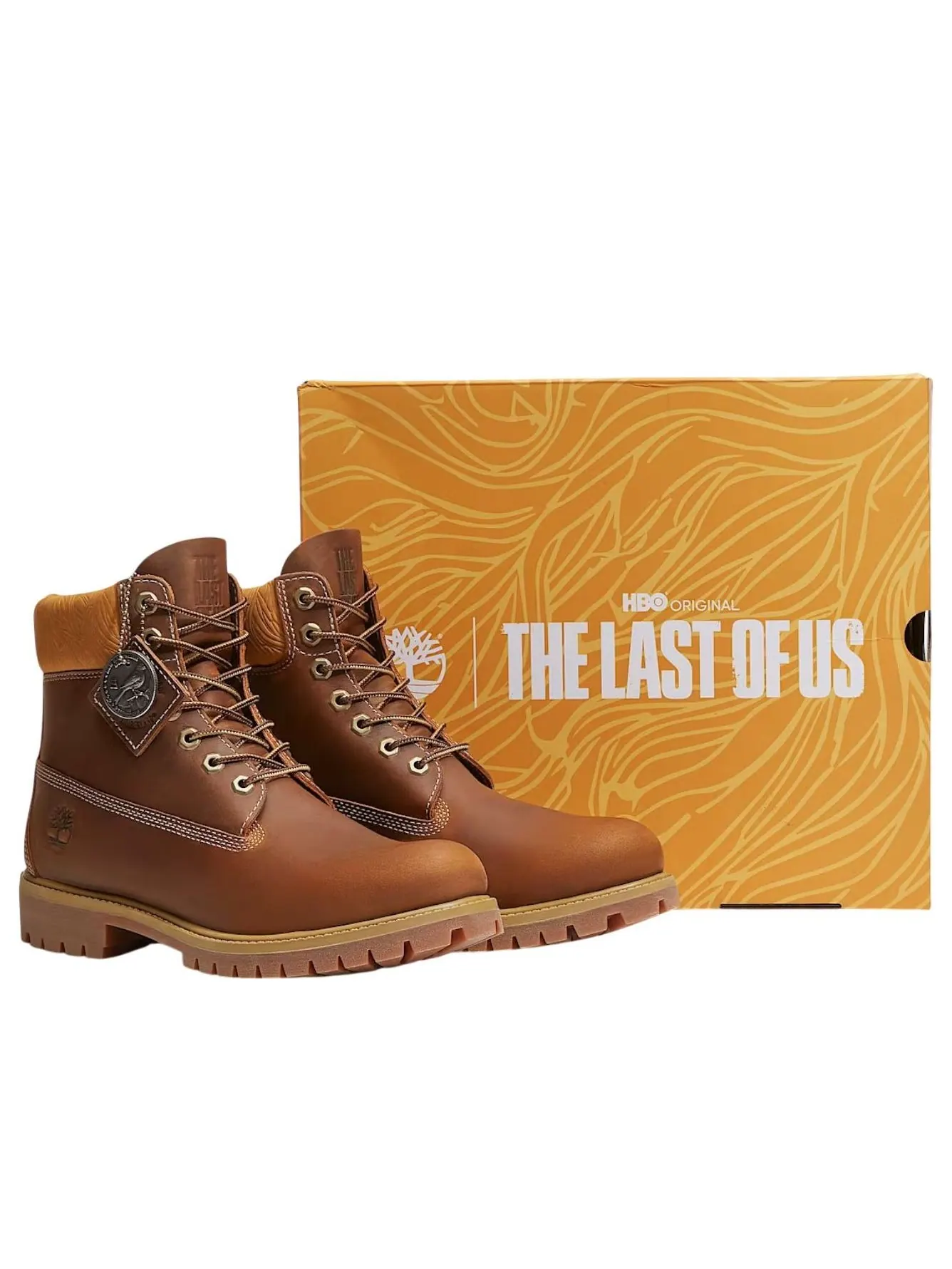 Ботинки Timberland x The Last Of Us 6 Inch Premium Waterproof Boot 'Brown Full-Grain' — изображение 7 из 7, коричневый