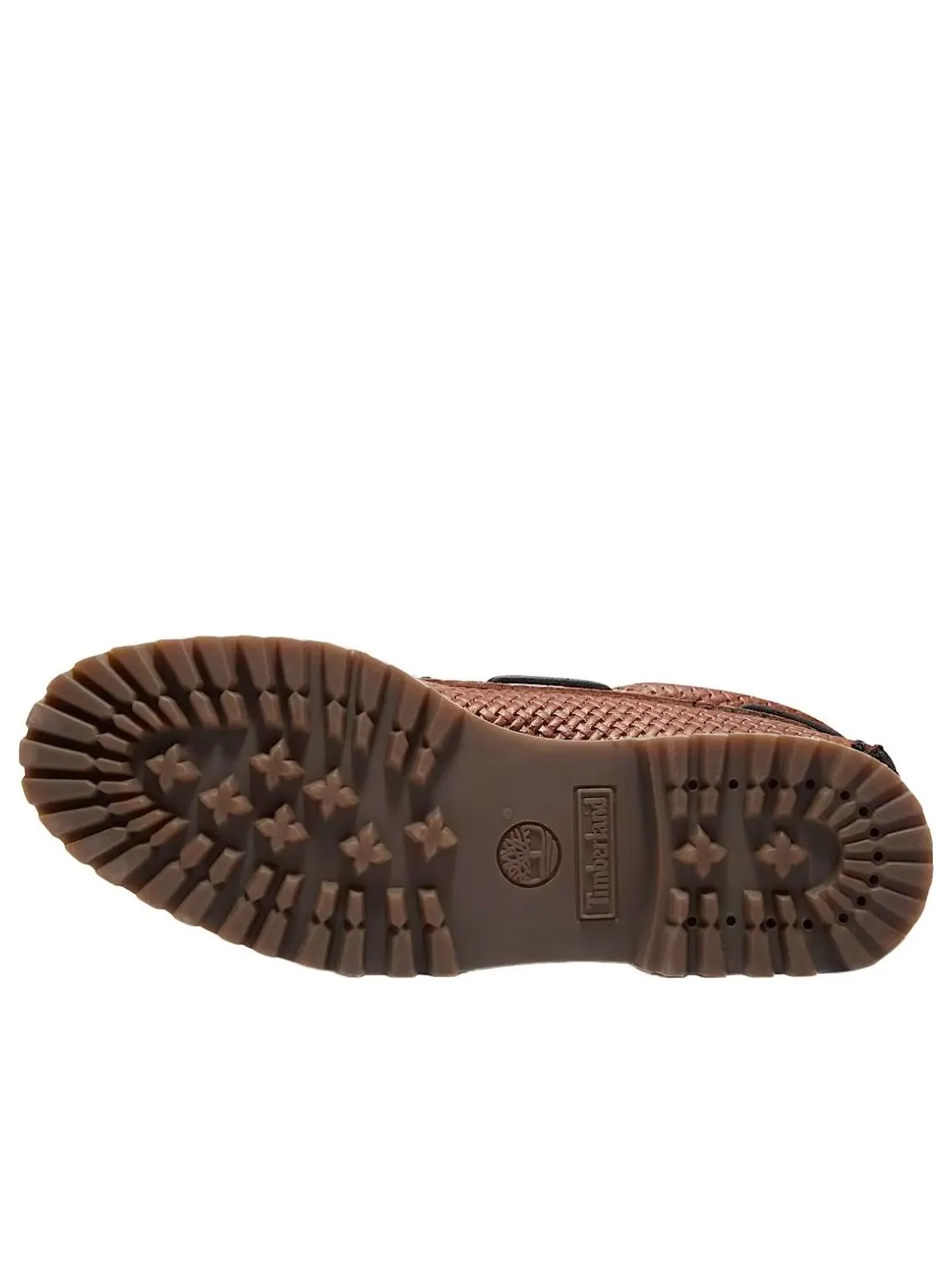 Ботинки Timberland Authentic 3-Eye Lug Handsewn Boat, кожаные — изображение 5 из 5, коричневый