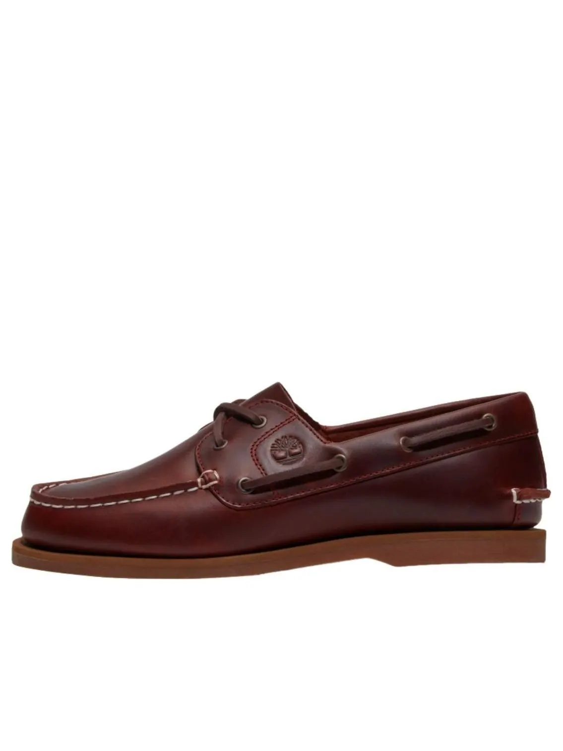 (WMNS) Кроссовки Timberland Classic Boat 'Burgundy Full Grain' — изображение 1 из 5, бордовый