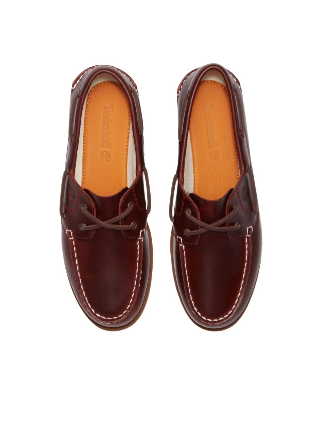 (WMNS) Кроссовки Timberland Classic Boat 'Burgundy Full Grain' — изображение 3 из 5, бордовый