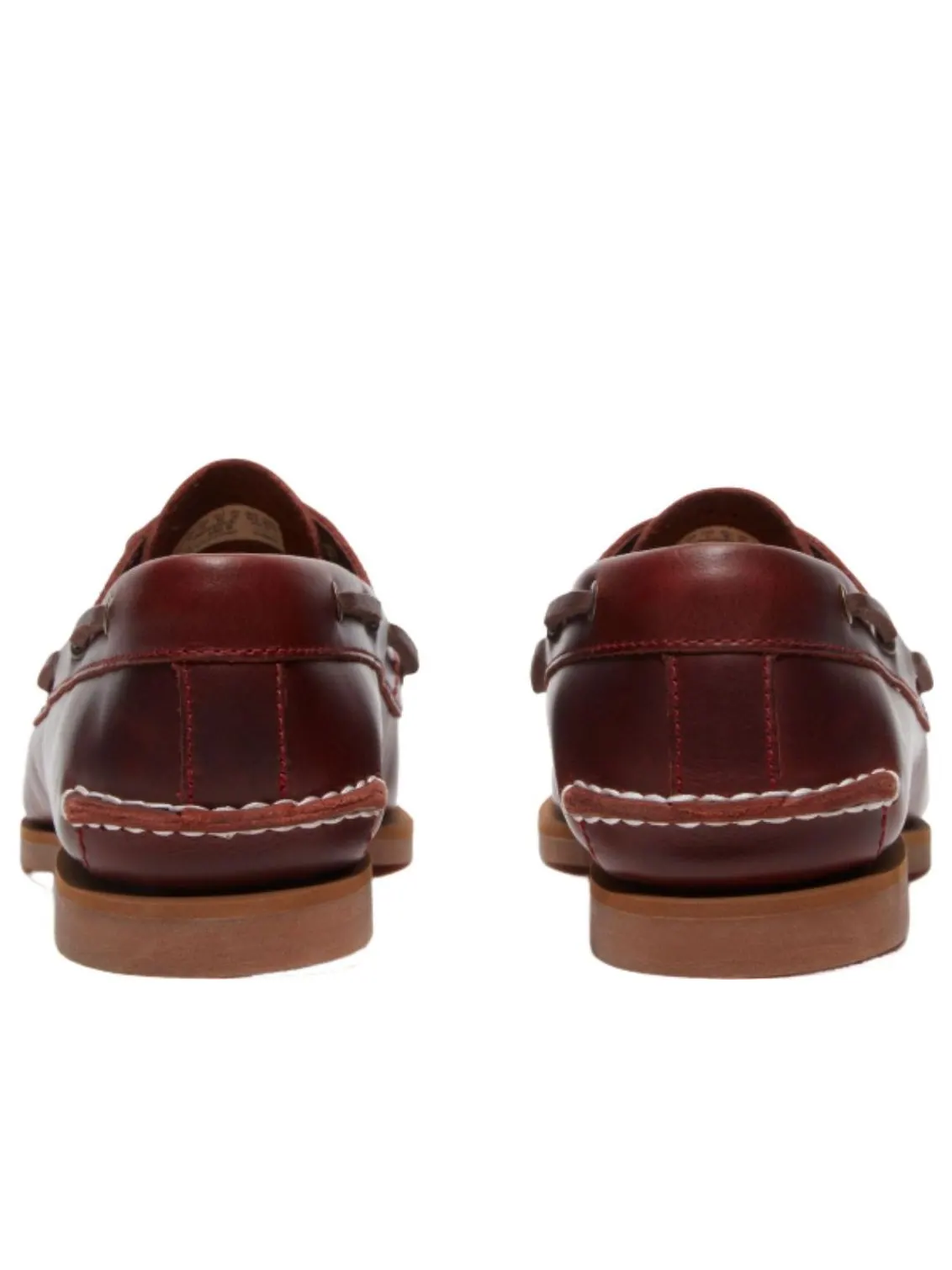 (WMNS) Кроссовки Timberland Classic Boat 'Burgundy Full Grain' — изображение 4 из 5, бордовый