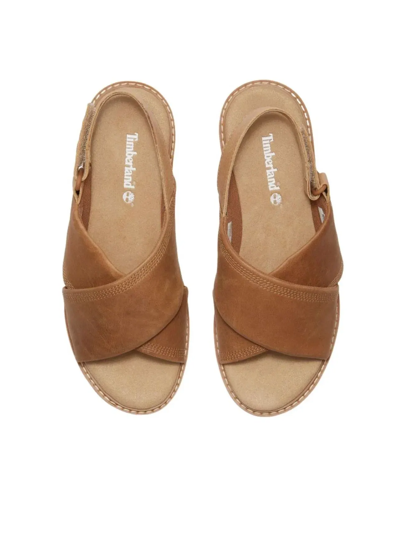 Женские сандалии с открытым носком Safari Dawn Backstrap Timberland — изображение 2 из 5, коричневый