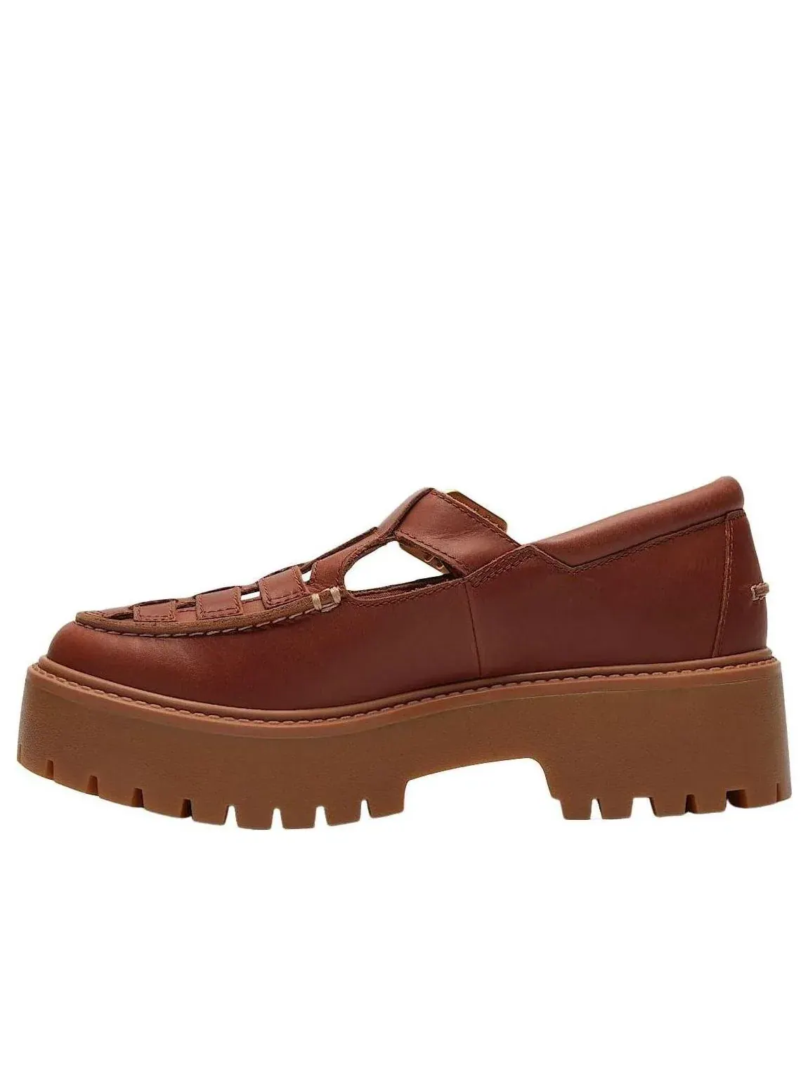 Лоферы Timberland Stone Street на платформе с пряжкой