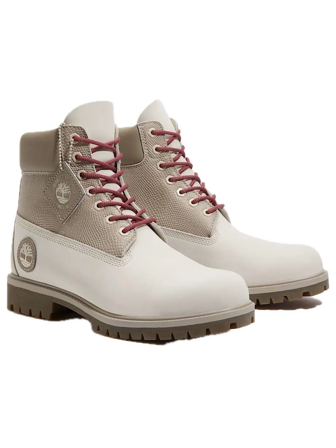 Водонепроницаемые ботинки Timberland 6" Heritage 'Год Змеи' — изображение 2 из 6, серый/белый