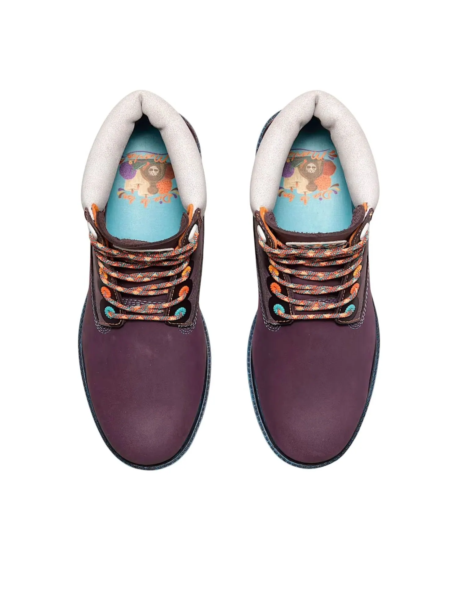 Ботинки Timberland Premium 6-Inch Día De Muertos, водонепроницаемые — изображение 3 из 6, темный фиолетовый
