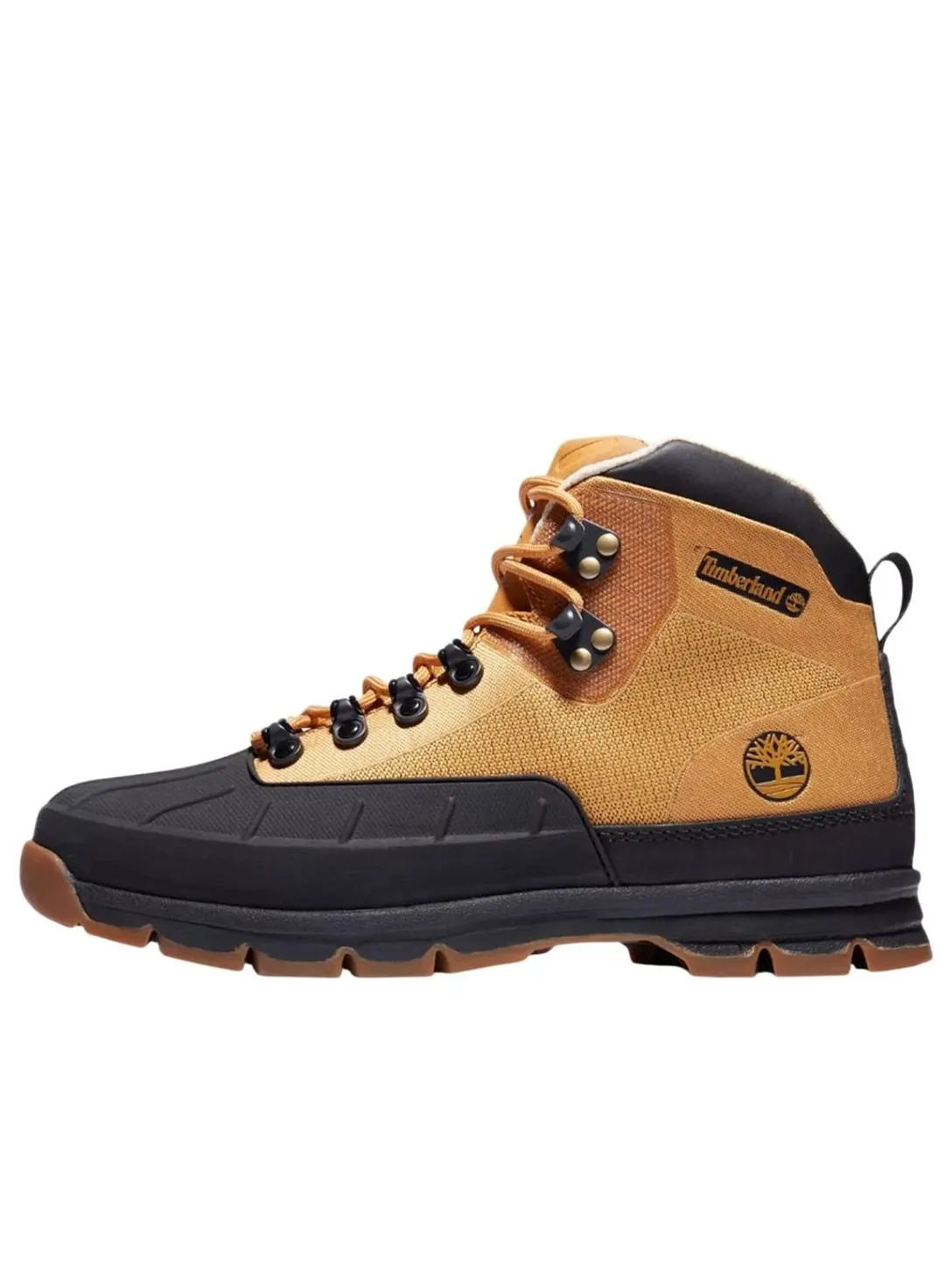 Ботинки Timberland Euro Hiker Shell Toe Boot 'Wheat Black' — изображение 1 из 3, черный