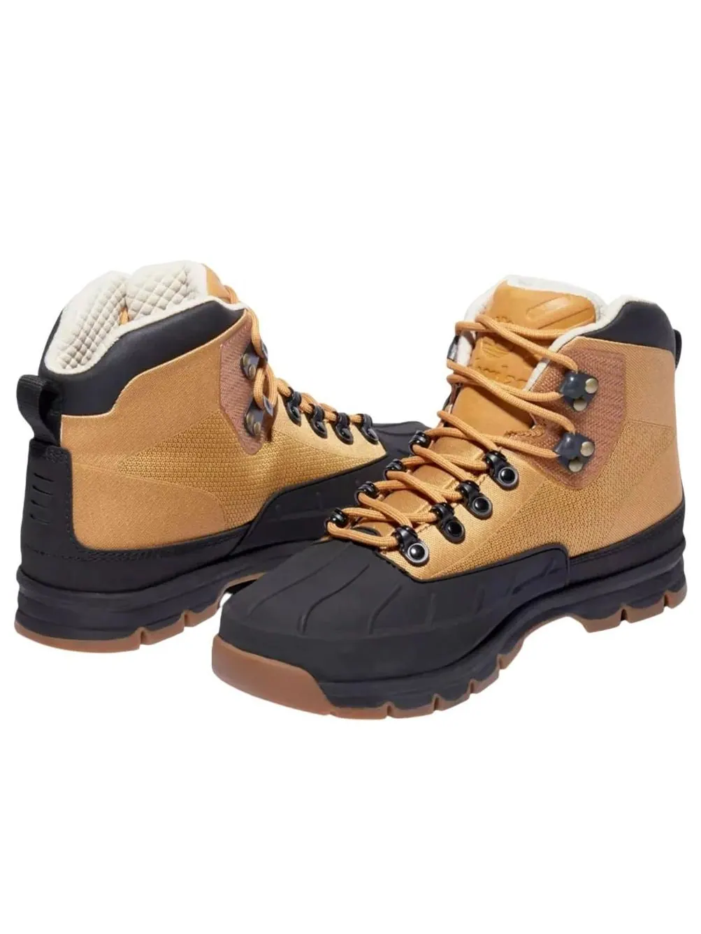 Ботинки Timberland Euro Hiker Shell Toe Boot 'Wheat Black' — изображение 2 из 3, черный