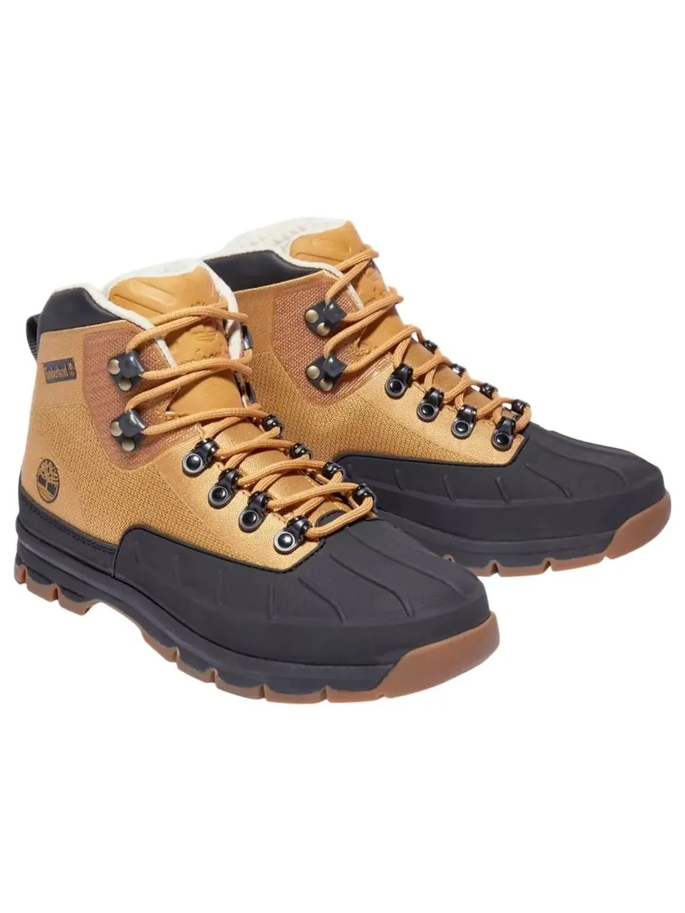 Ботинки Timberland Euro Hiker Shell Toe Boot 'Wheat Black' — изображение 3 из 3, черный