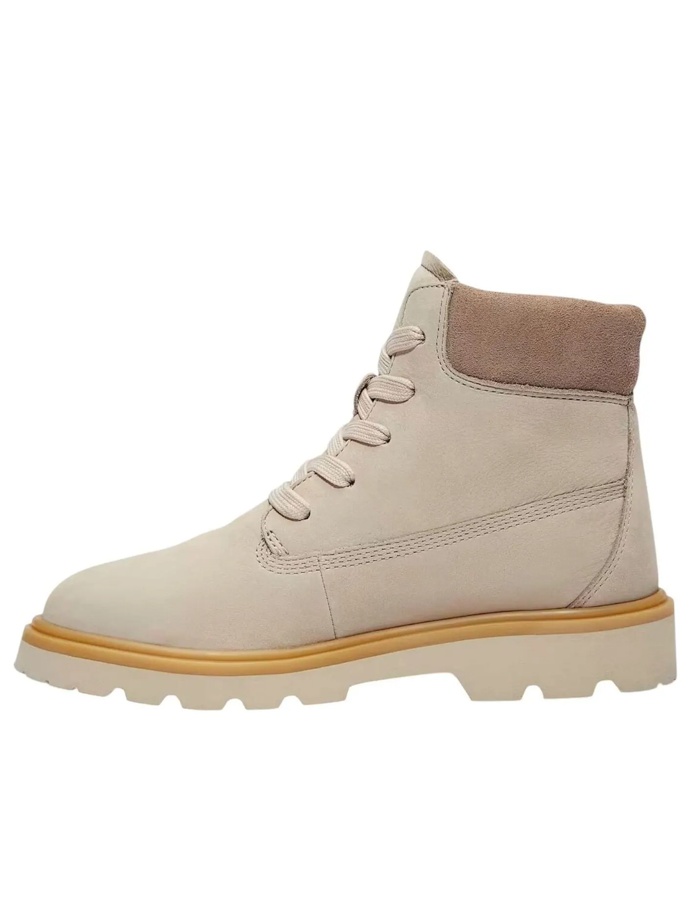 Ботинки женские Timberland Rowan Way 6 дюймов, , светло-бежевый нубук — изображение 1 из 6, серый
