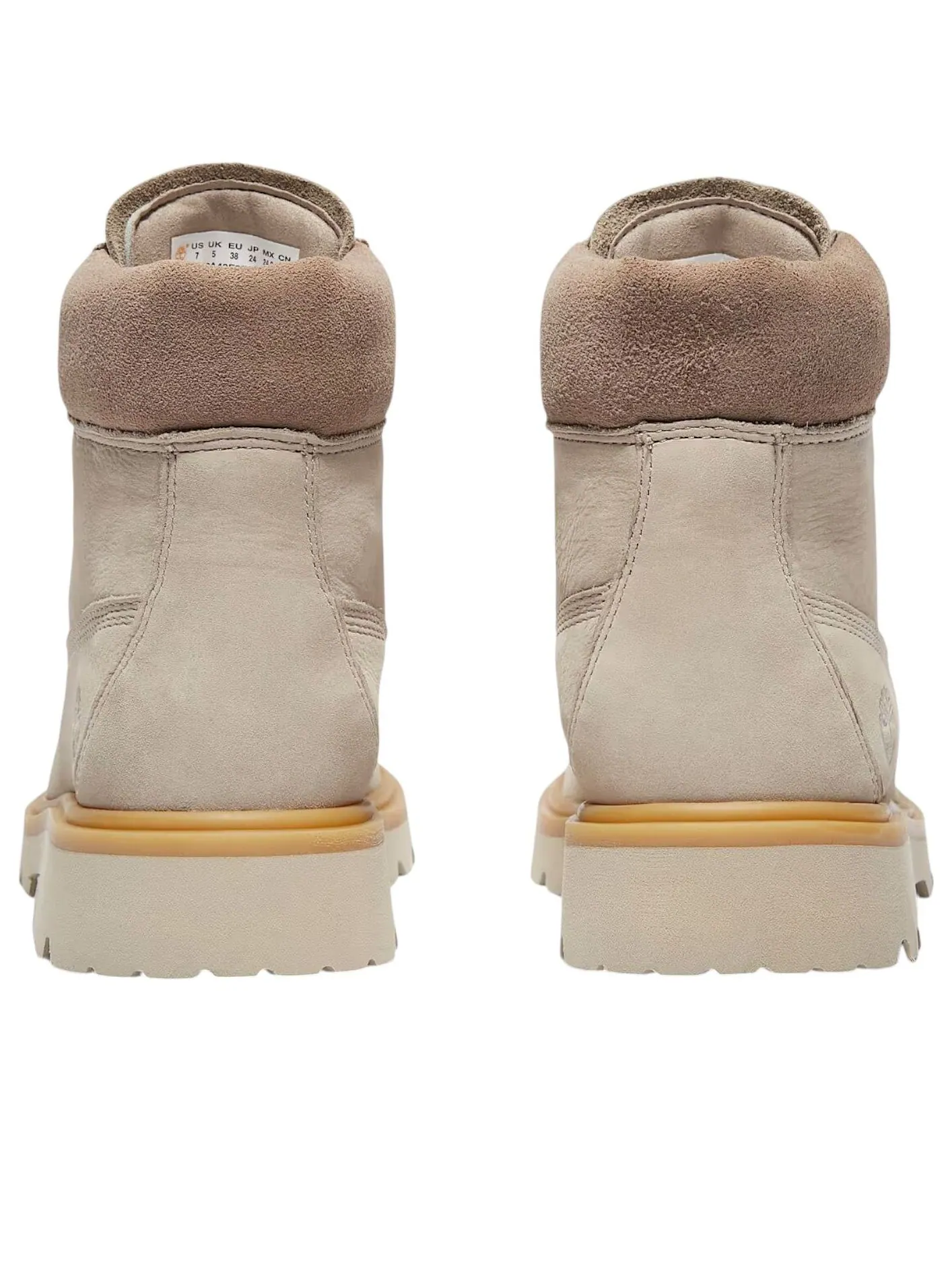 Ботинки женские Timberland Rowan Way 6 дюймов, , светло-бежевый нубук — изображение 4 из 6, серый