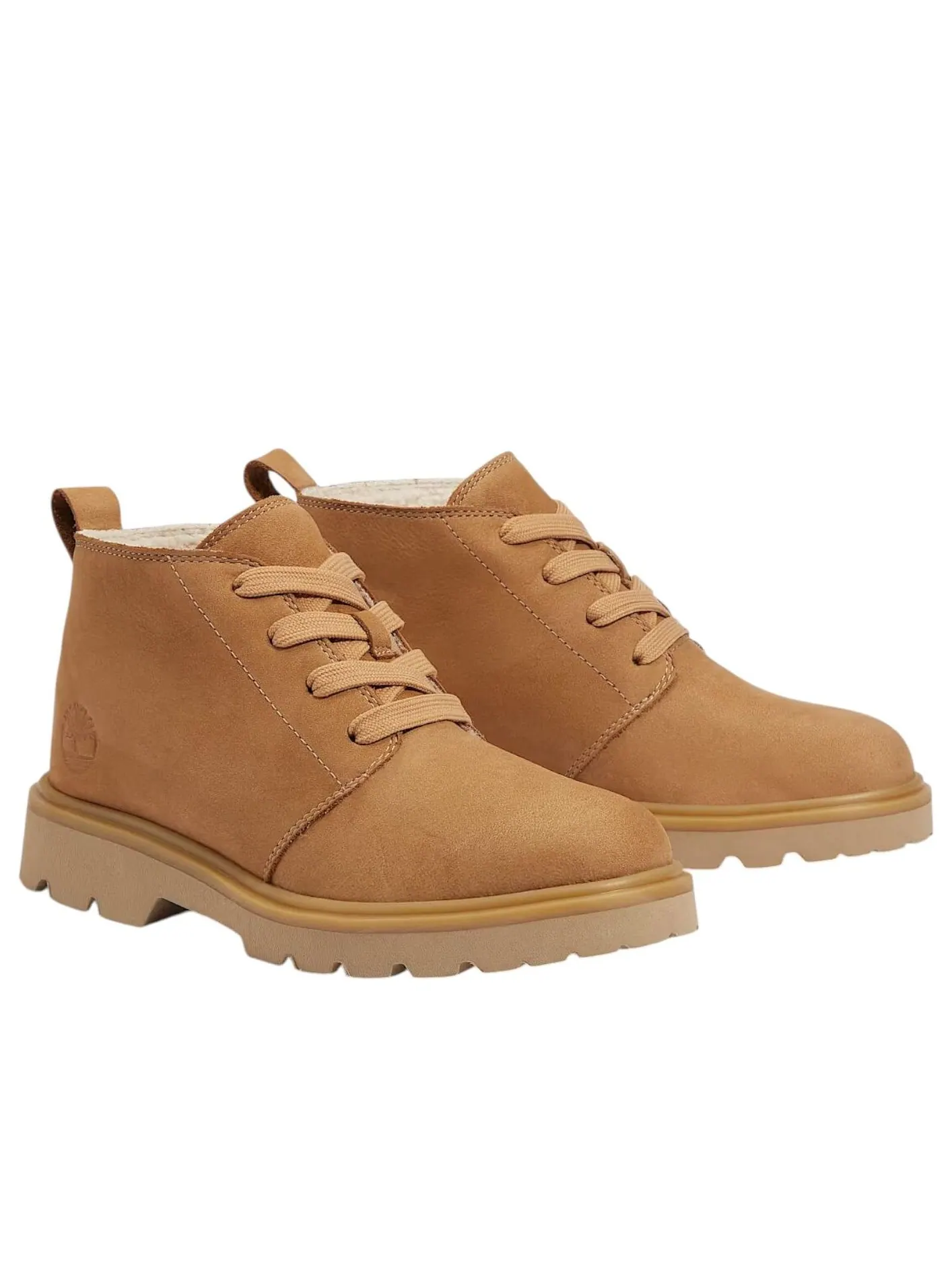 Ботинки-чукка женские Timberland Rowan Way, с теплой подкладкой, коричневый нубук — изображение 3 из 5
