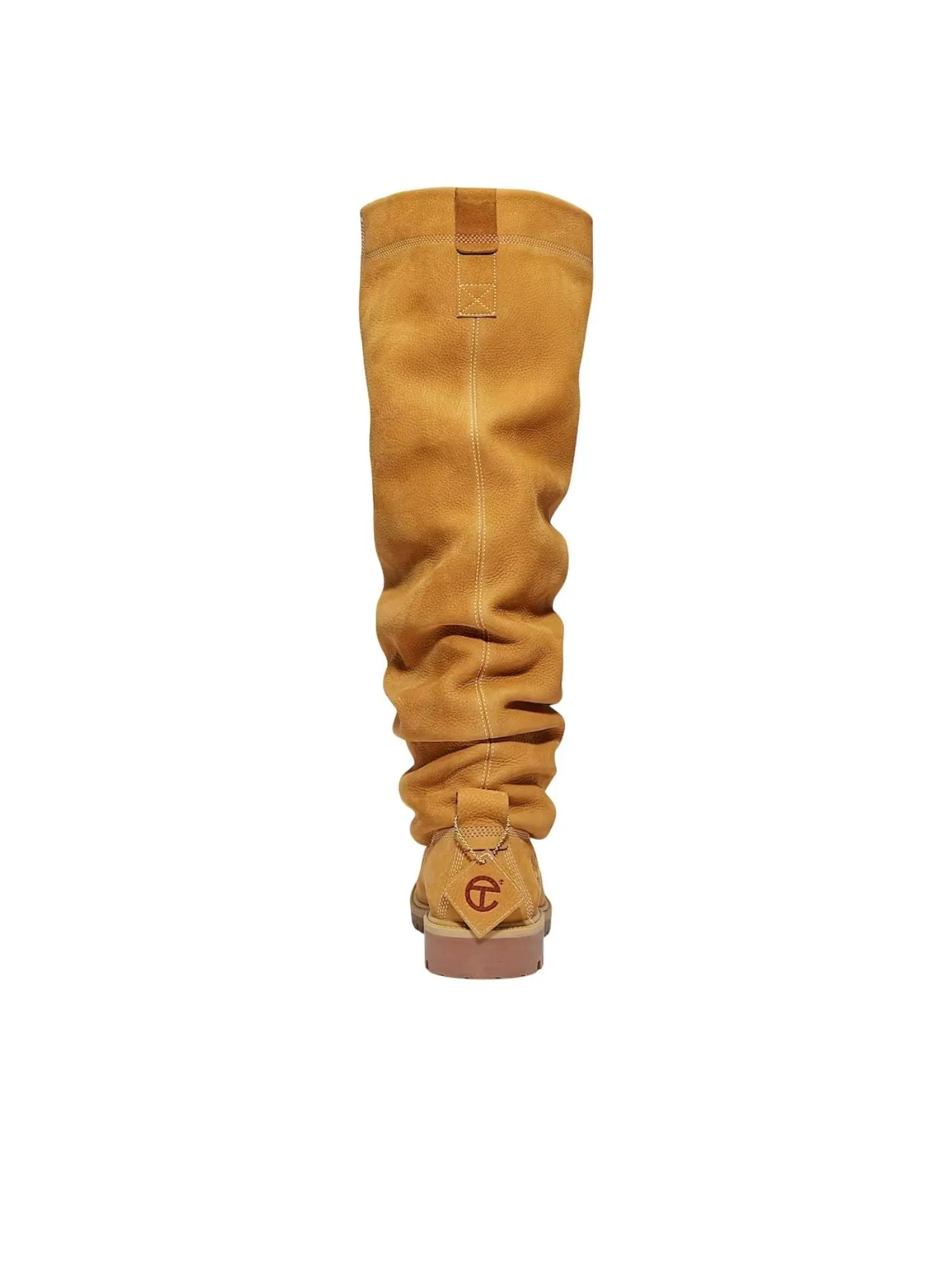 Ботинки Timberland x Telfar Tall Pull On Boot 'Wheat' — изображение 6 из 7, желтый