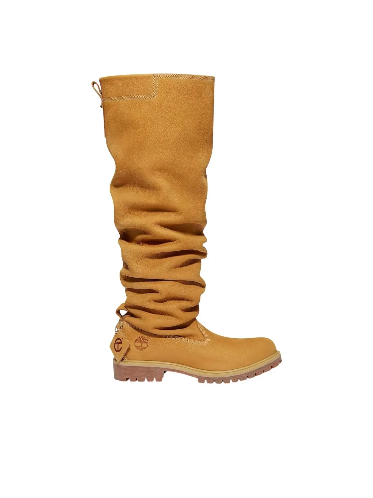 Кроссовки Timberland x Telfar Tall Pull On Boot 'Wheat' — изображение 2 из 7, желтый