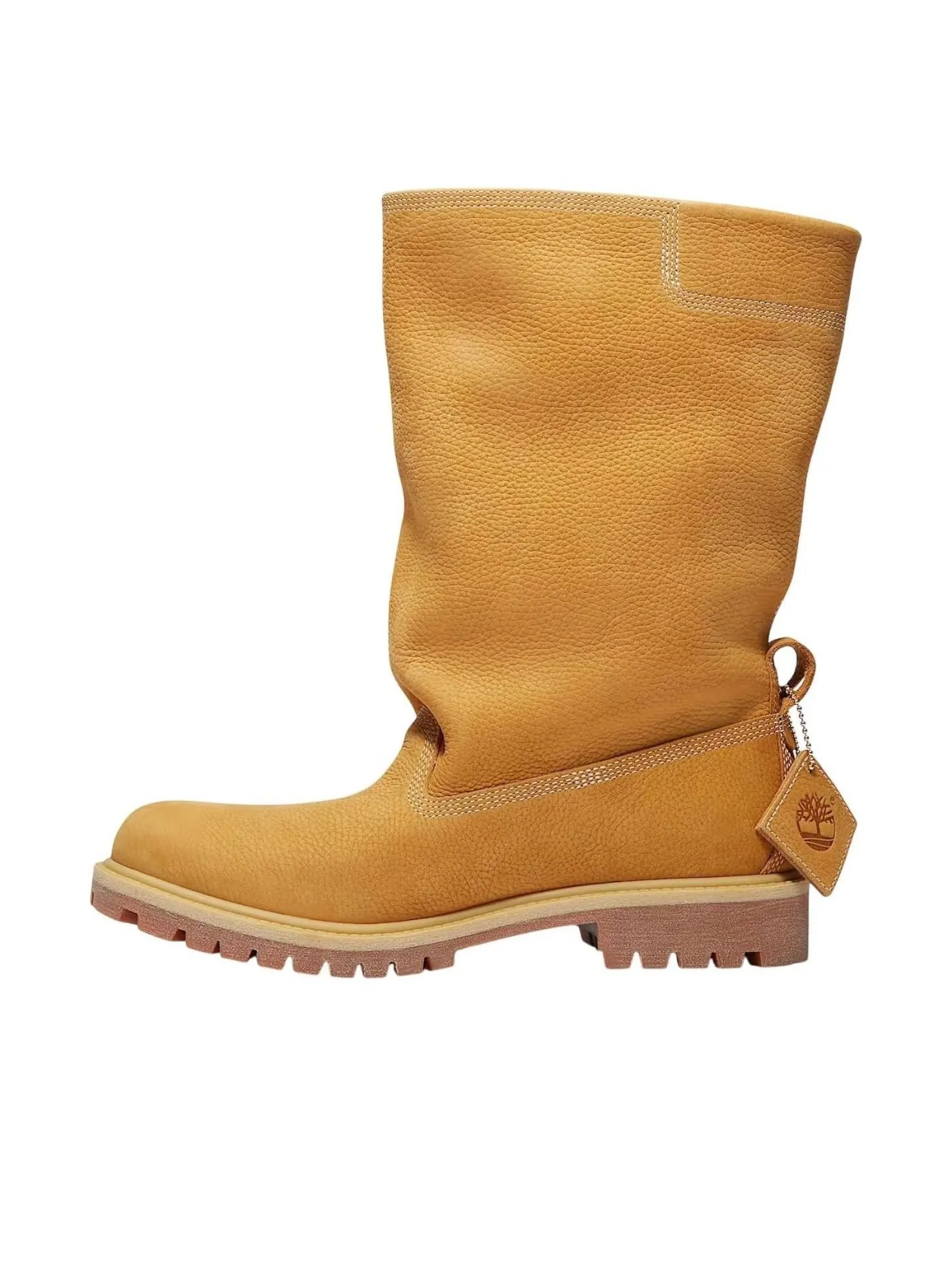 Ботинки Timberland x Telfar Mid Pull On Boot 'Wheat', кожаные — изображение 1 из 7, пшеница