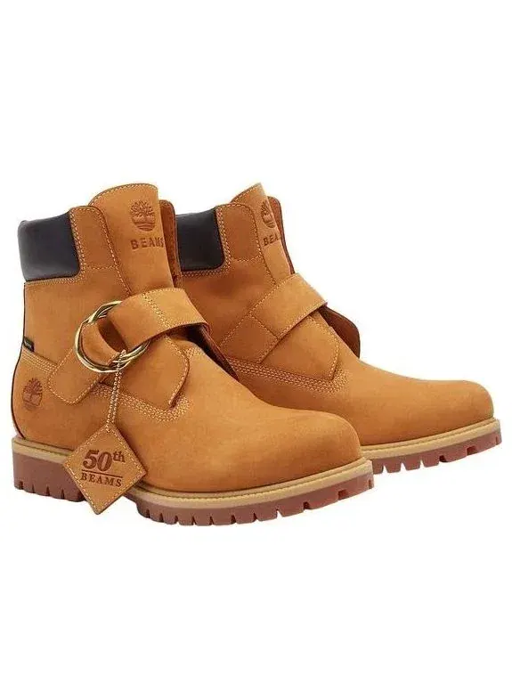 Ботинки Timberland x BEAMS Buckle Boot, с мембраной GORE-TEX — изображение 5 из 11, коричневый