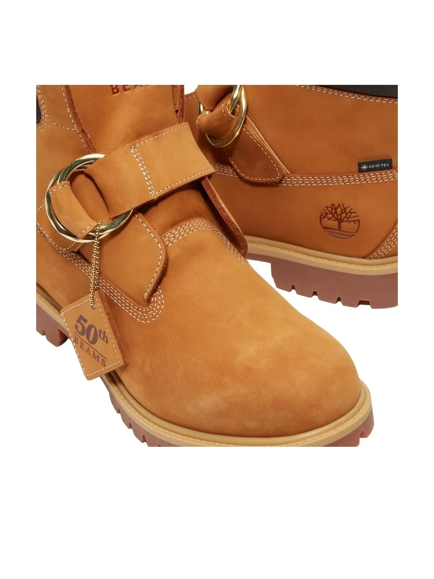 Ботинки Timberland x BEAMS Buckle Boot, с мембраной GORE-TEX — изображение 8 из 11, коричневый