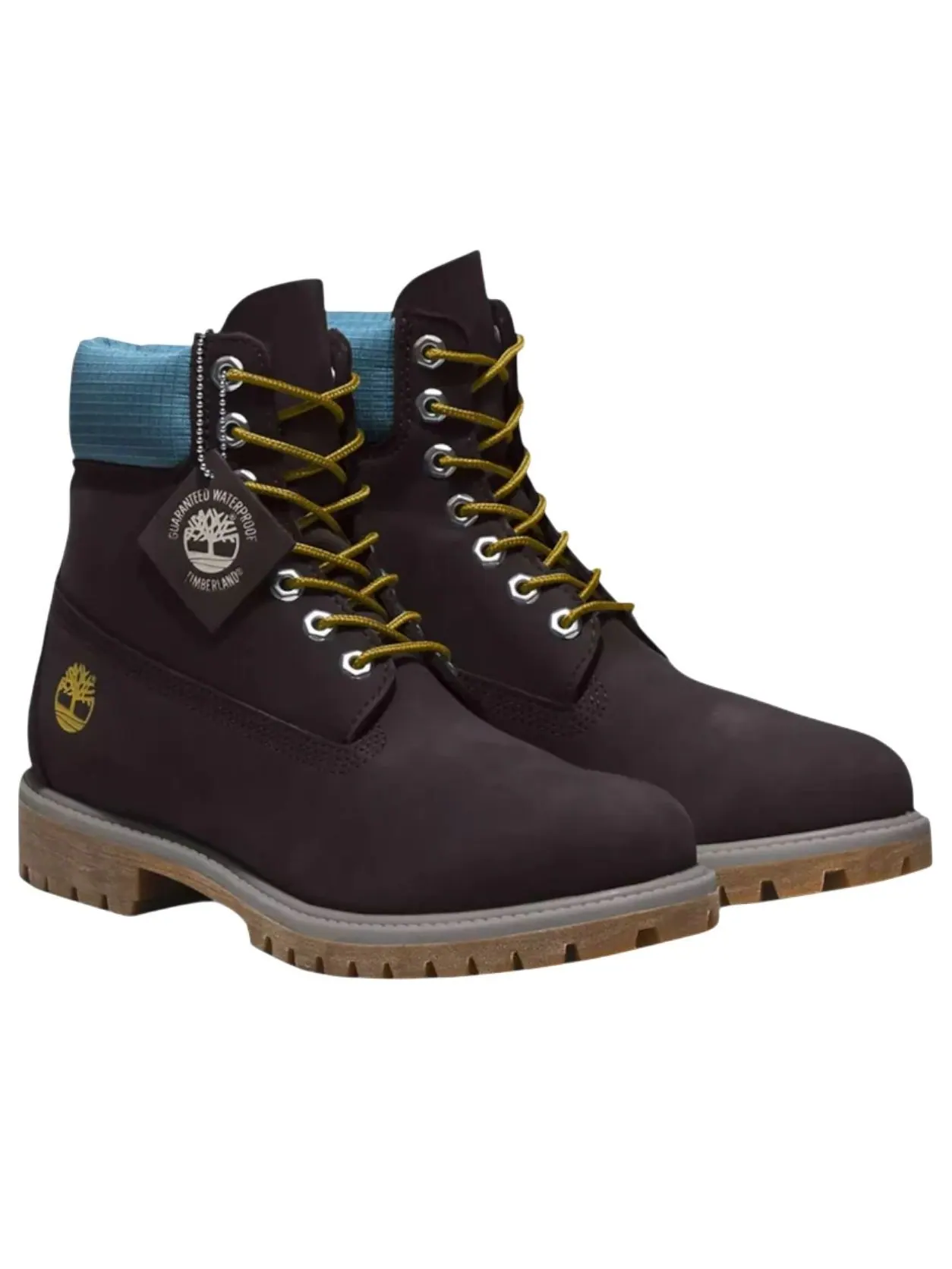 Ботинки Timberland 6 Inch Premium водонепроницаемые — изображение 5 из 6, черный/синий